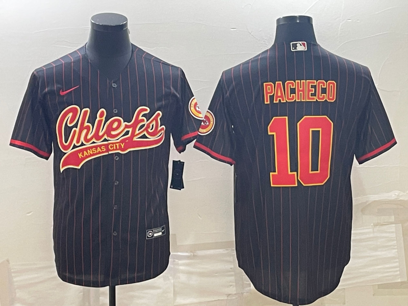 Men's Kansas City Chiefs Isiah Pacheco Black Player Jersey Joint Edition football jersey product view 1