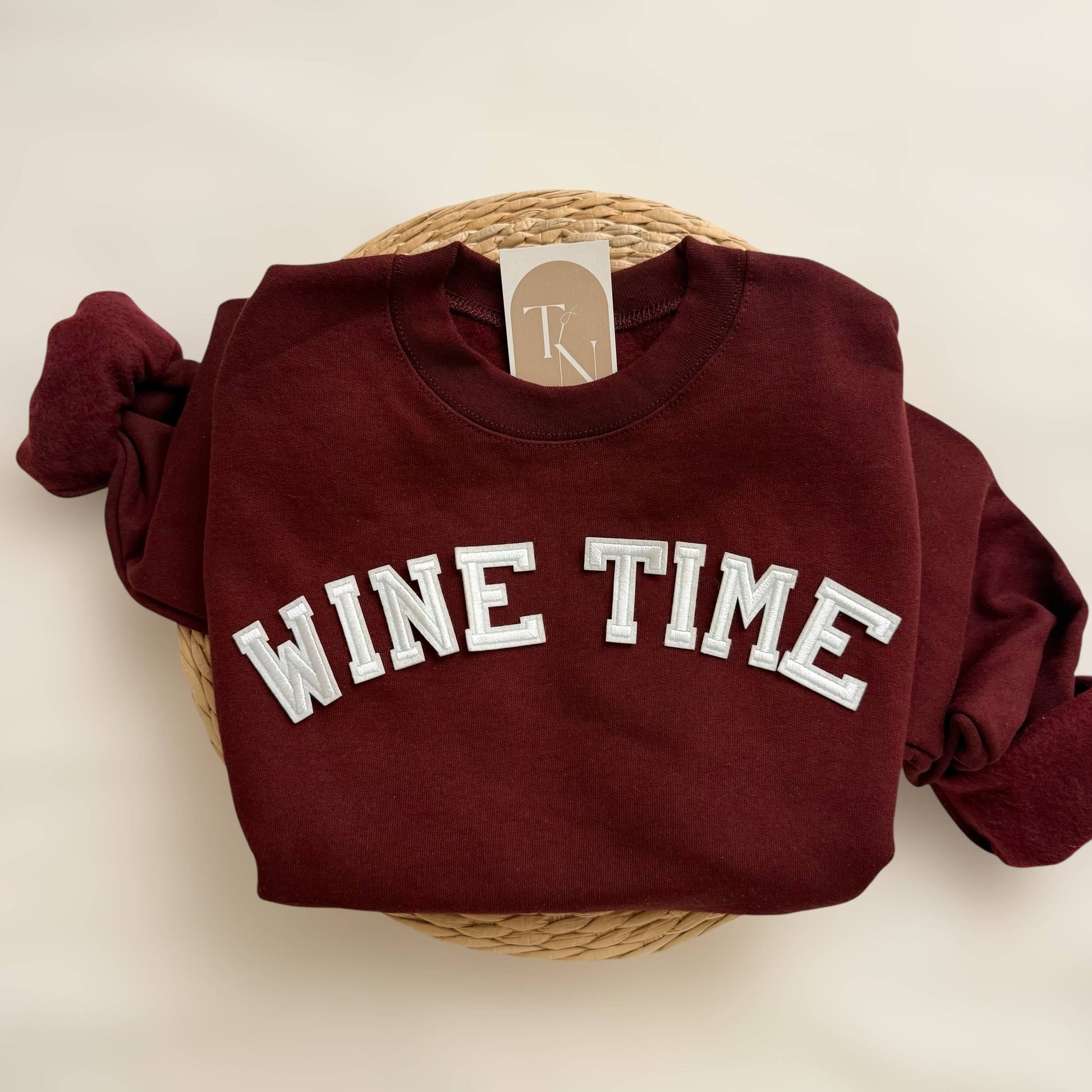 Wine Time Sweatshirt, Funny Wine Sweatshirts Unisex T-shirt, Sweatshirt, Hoodie, Long Sleeve Tee - T-Shirt, Sweatshirt, Hoodie