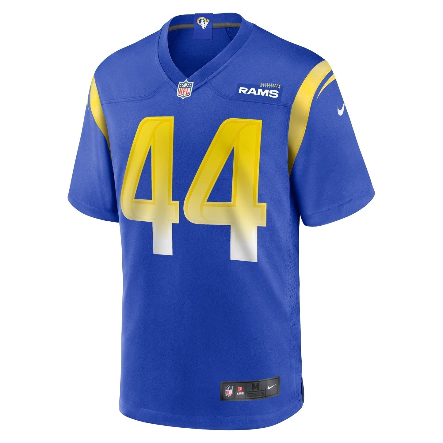 Ahkello Witherspoon Los Angeles Rams Game Jersey - Royal football jersey product view 2