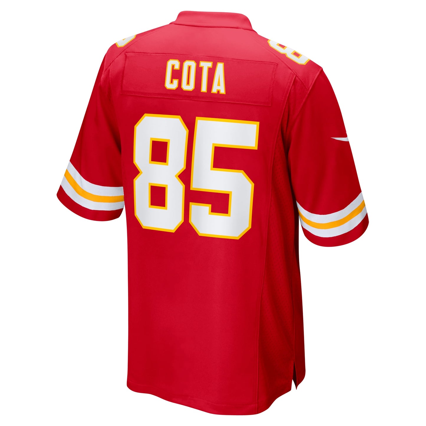 Chase Cota Kansas City Chiefs Game Jersey - Red football jersey product view 3