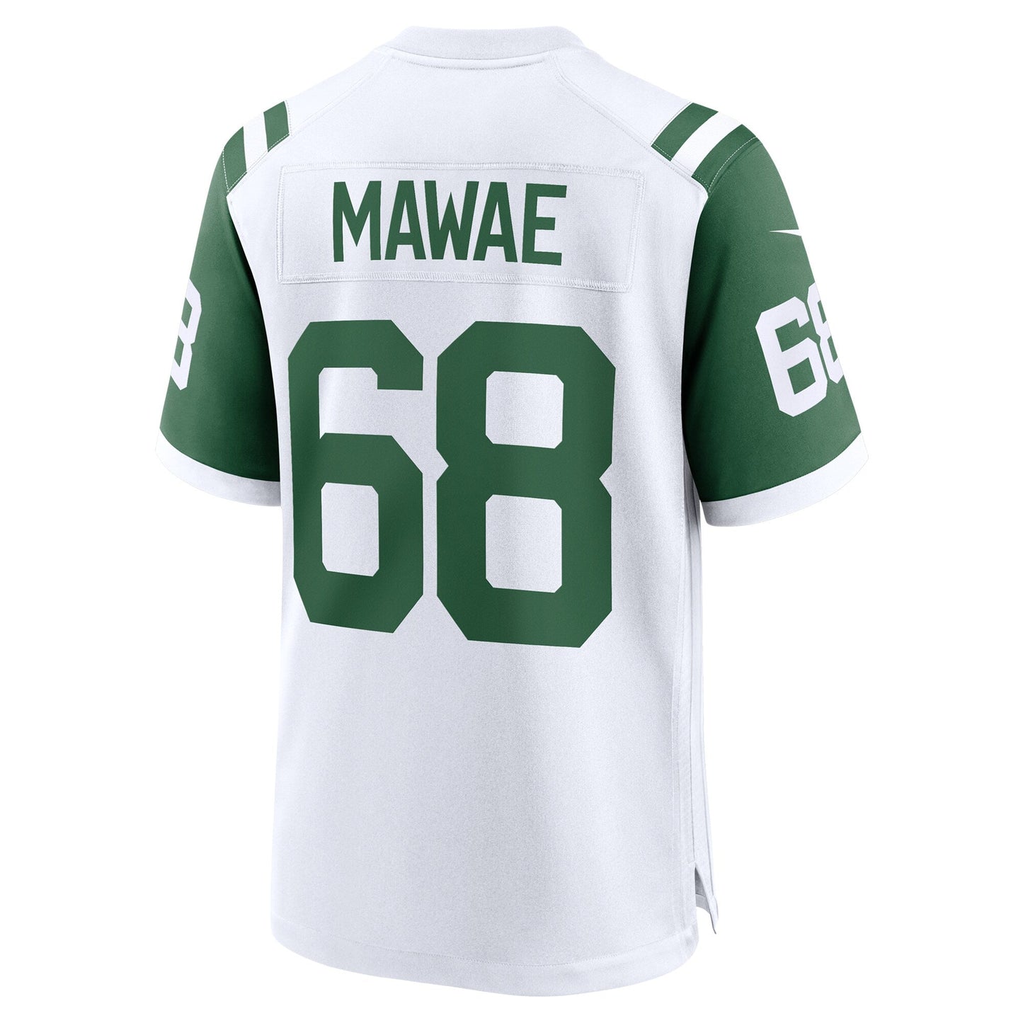 Kevin Mawae New York Jets Classic Alternate Retired Game Jersey - White football jersey product view 3