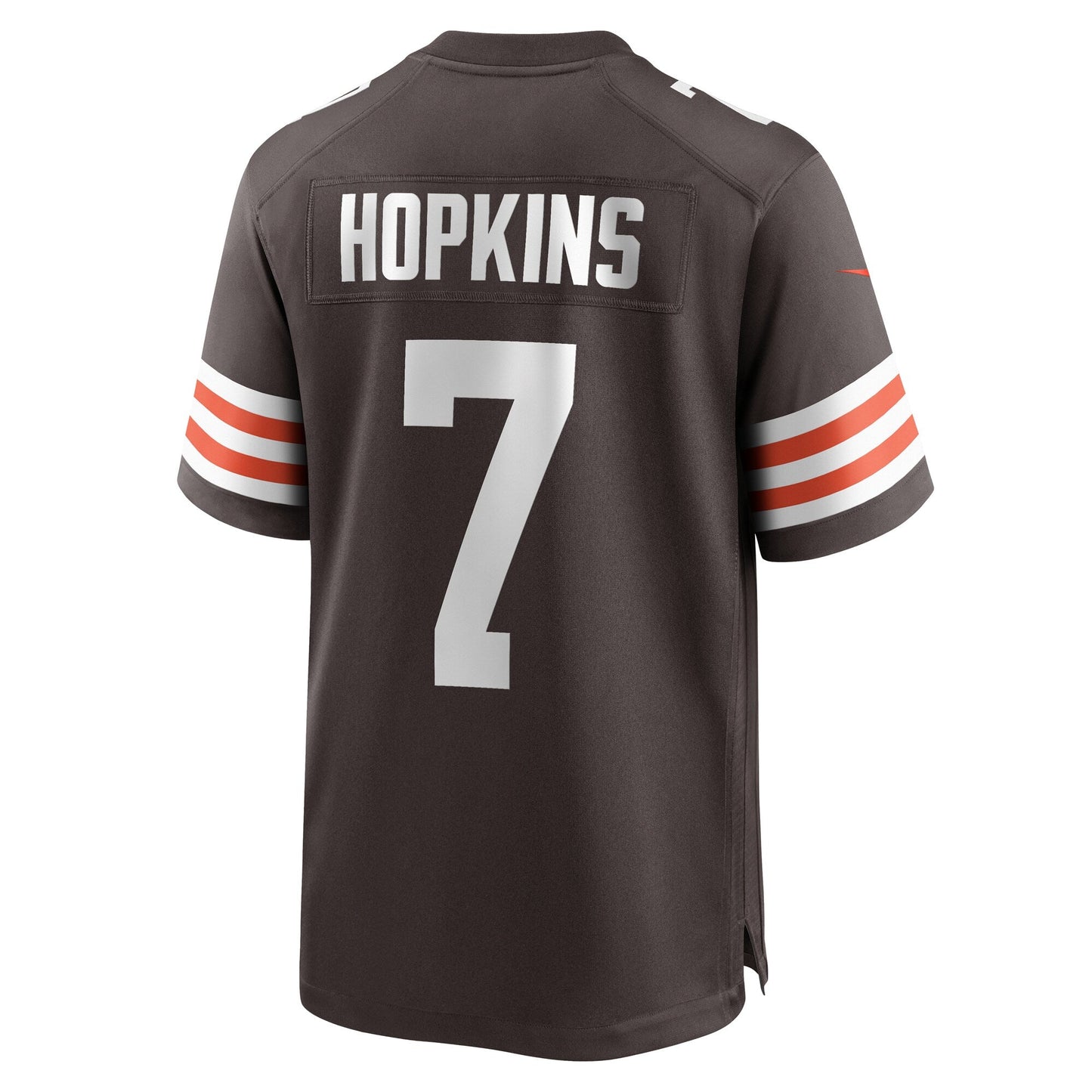 Dustin Hopkins Cleveland Browns Team Game Jersey - Brown football jersey product view 3