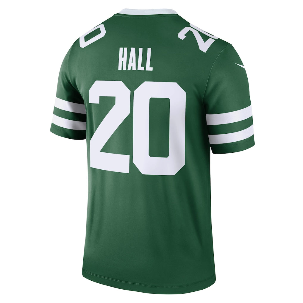 NY.Jets #20 Breece Hall Green Legend Player Performance Top Jersey sports jersey product view 1