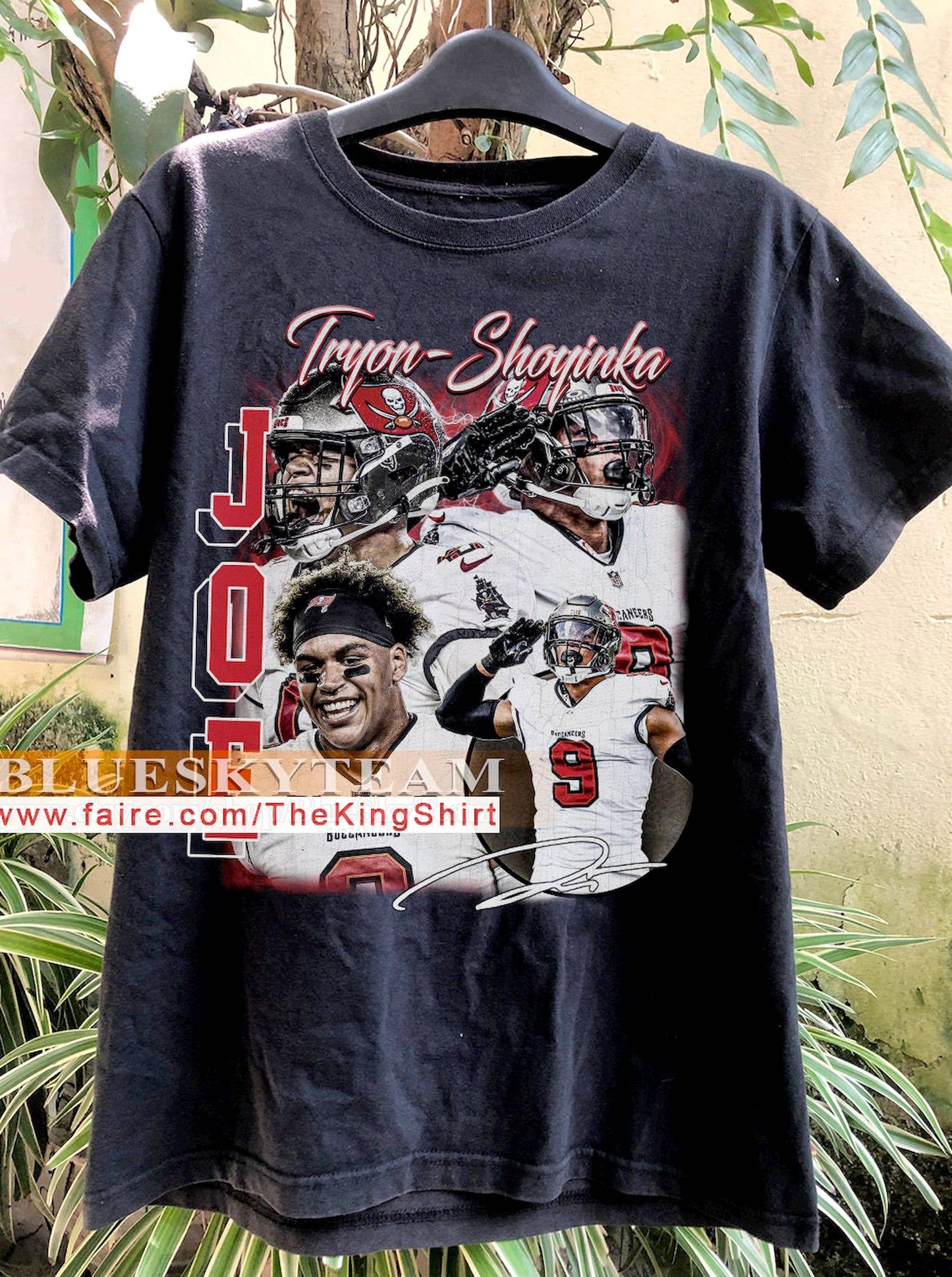 Vintage 90s Joe Tryon-Shoyinka T-Shirt, Retro Football Tee Unisex T-shirt, Sweatshirt, Hoodie, Long Sleeve Tee - T-Shirt, Sweatshirt, Hoodie