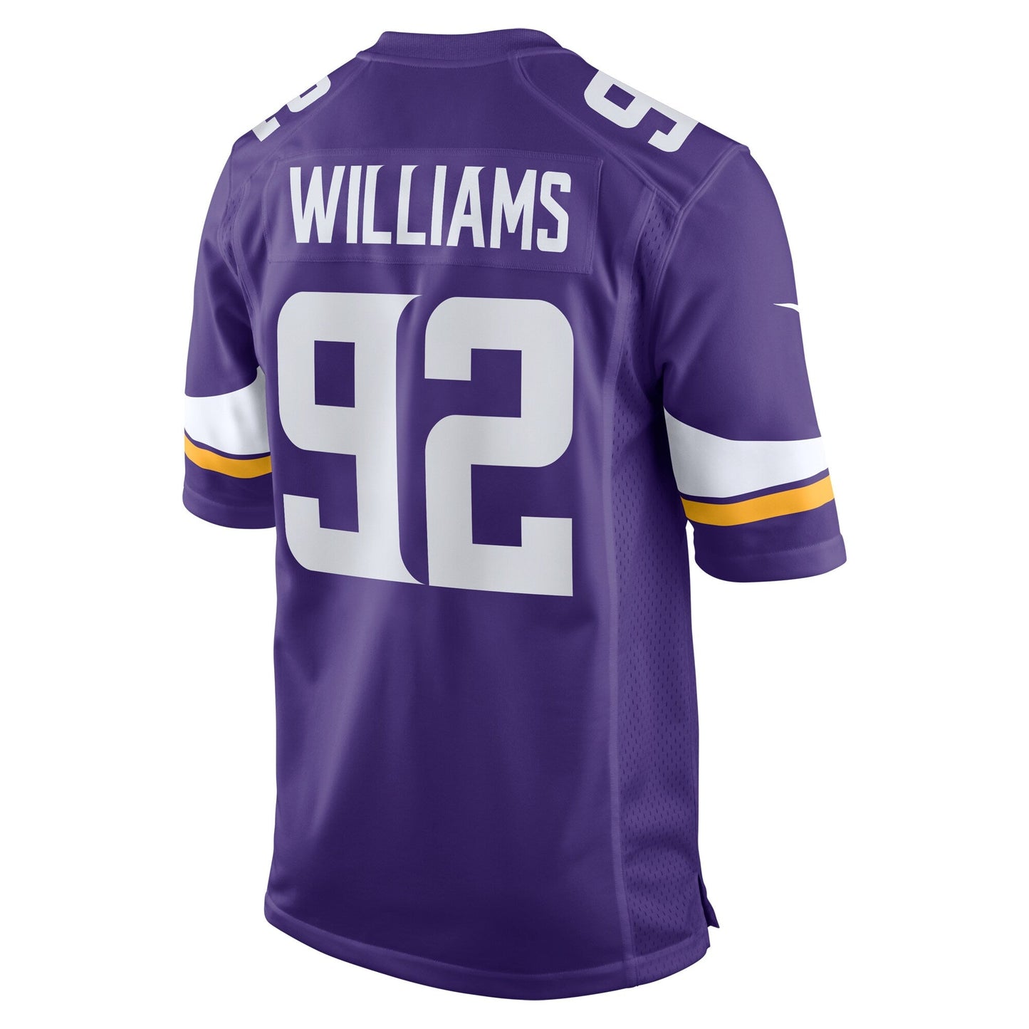 Jonah Williams Minnesota Vikings Team Game Jersey - Purple football jersey product view 3