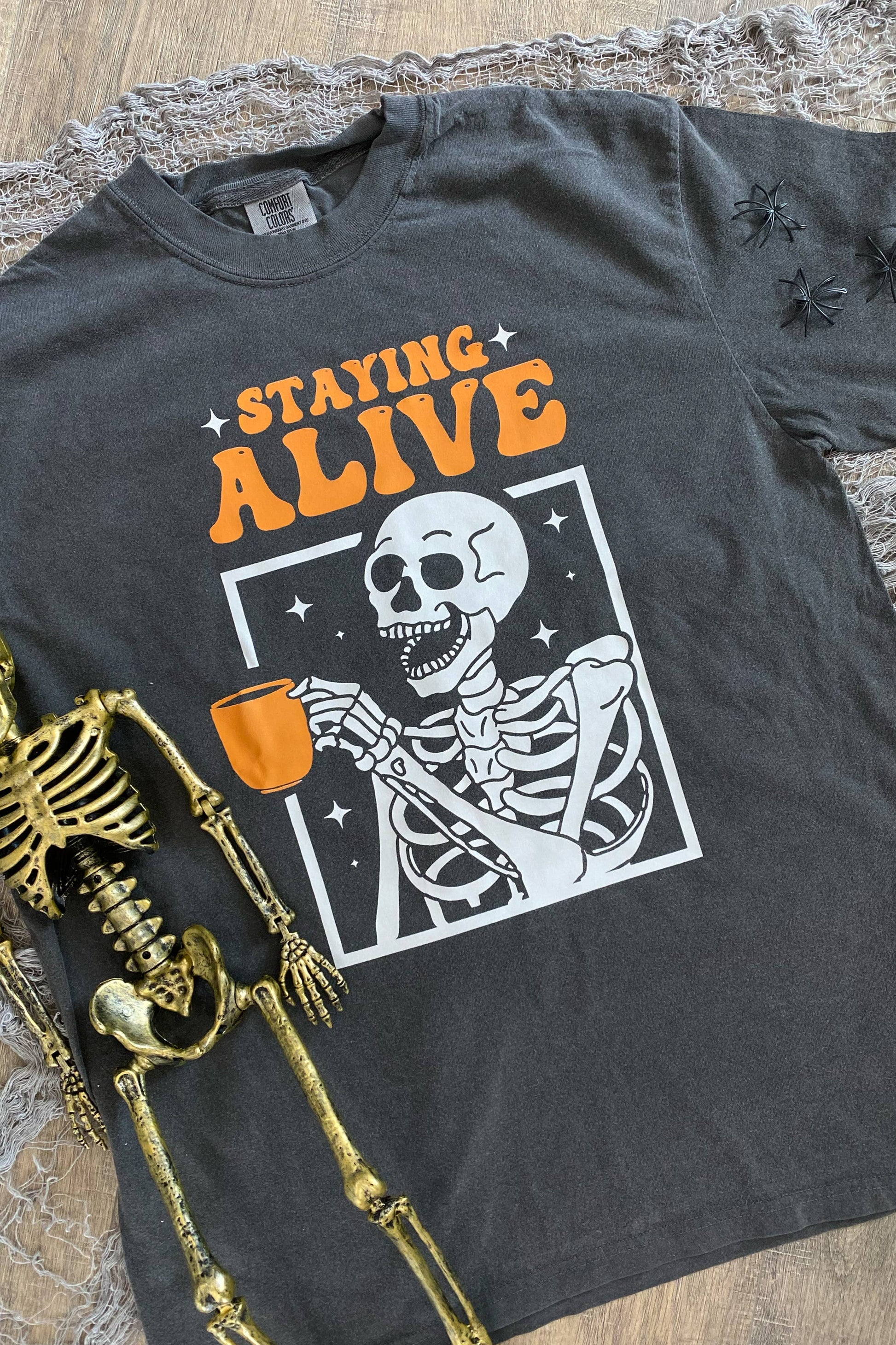 Stayin Alive Unisex T-shirt, Sweatshirt, Hoodie, Long Sleeve Tee - T-Shirt, Sweatshirt, Hoodie