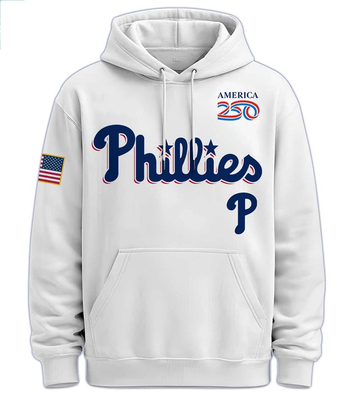 Philadelphia Phillies 250 USA 2026 Celebration America 250 Unisex T-shirt, Sweatshirt, Hoodie, Long Sleeve Tee - T-Shirt, Sweatshirt, Hoodie