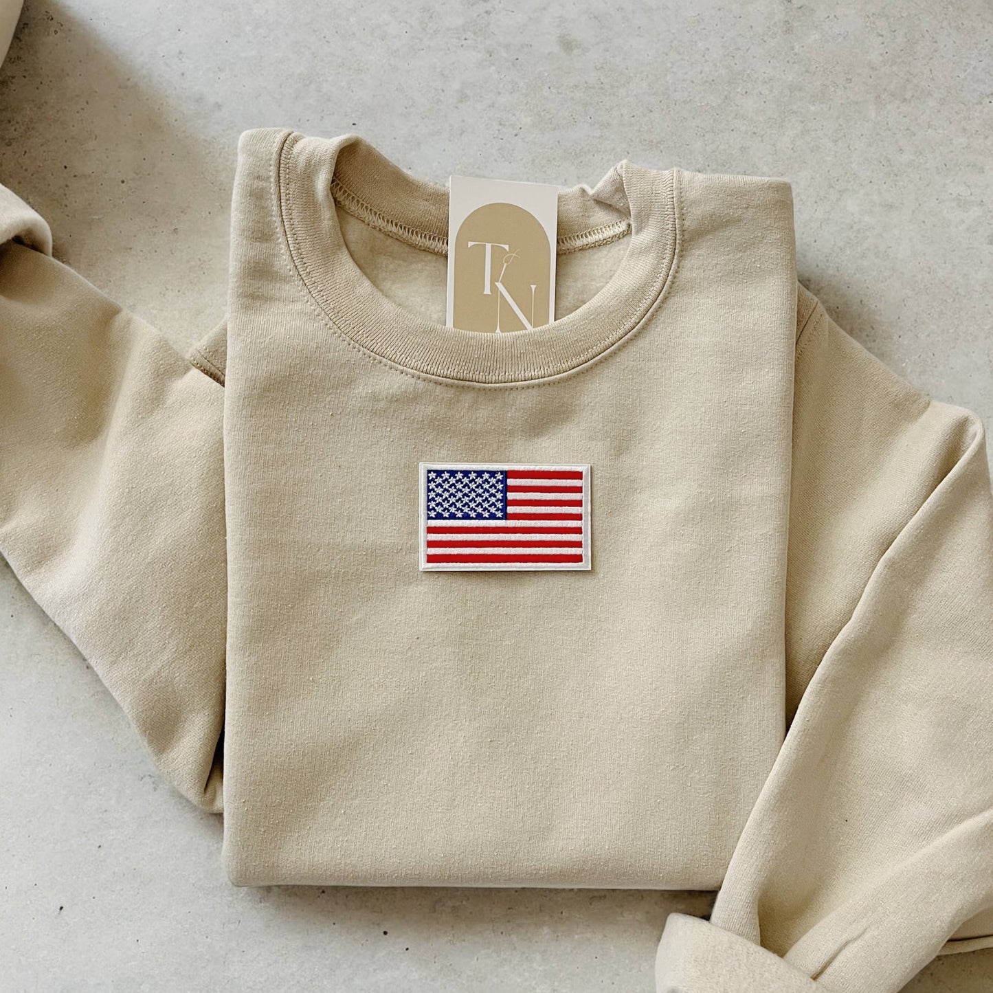 American Flag Sweater Unisex T-shirt, Sweatshirt, Hoodie, Long Sleeve Tee - T-Shirt, Sweatshirt, Hoodie