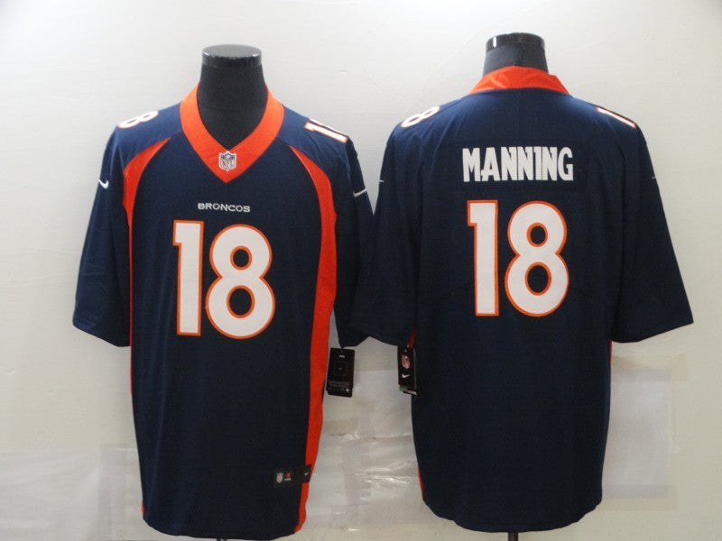Men's Denver Broncos Peyton Manning Blue Jersey football jersey product view 1