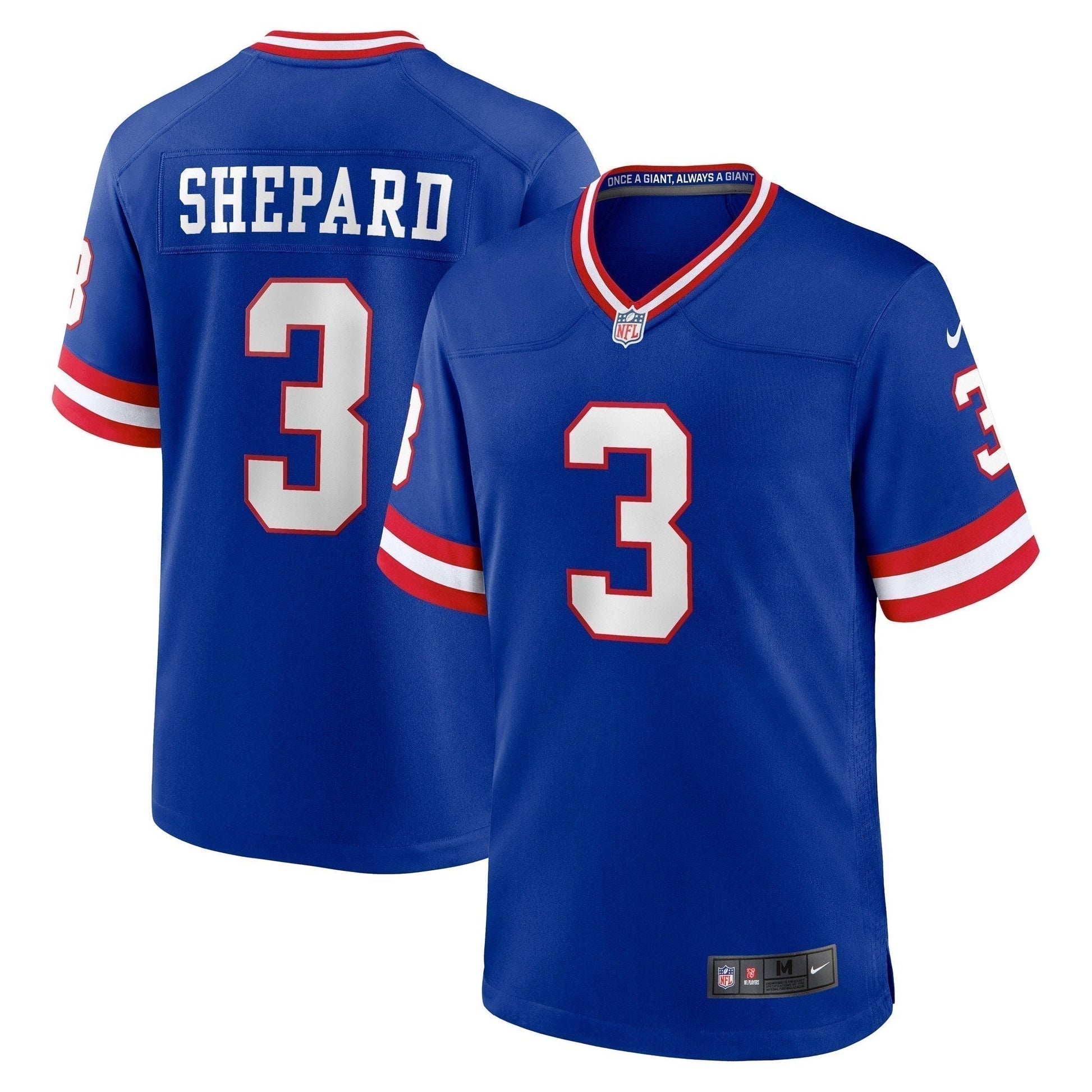 Sterling Shepard New York Giants Classic Game Jersey - Royal football jersey product view 1
