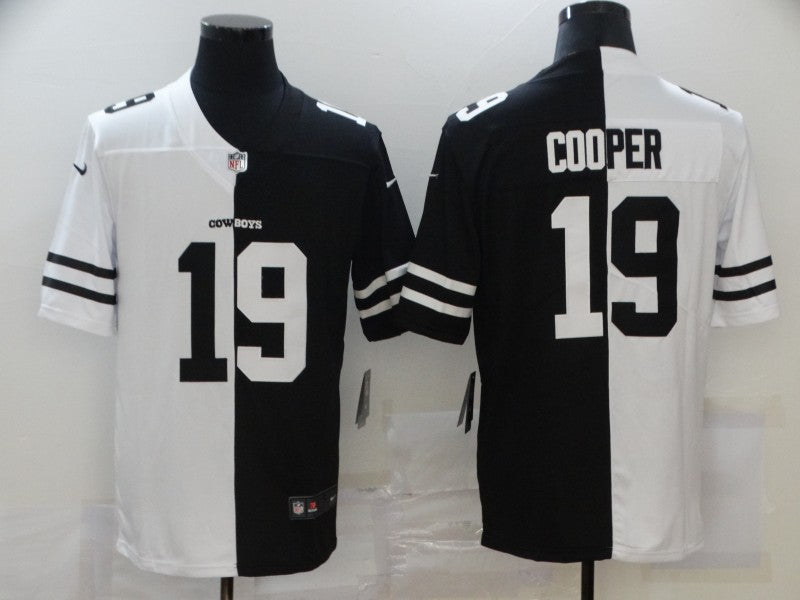 Men's Dallas Cowboys Amari Cooper #19 Black/White Game Jersey1 football jersey product view 1