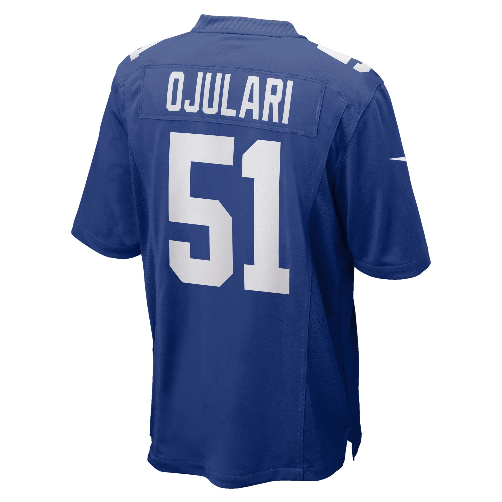 Azeez Ojulari New York Giants Game Jersey - Royal football jersey product view 3