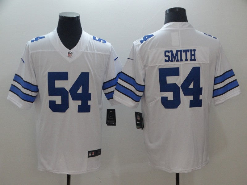 Men's Dallas Cowboys Jaylon Smith #54 White Game Player Jersey1 football jersey product view 1
