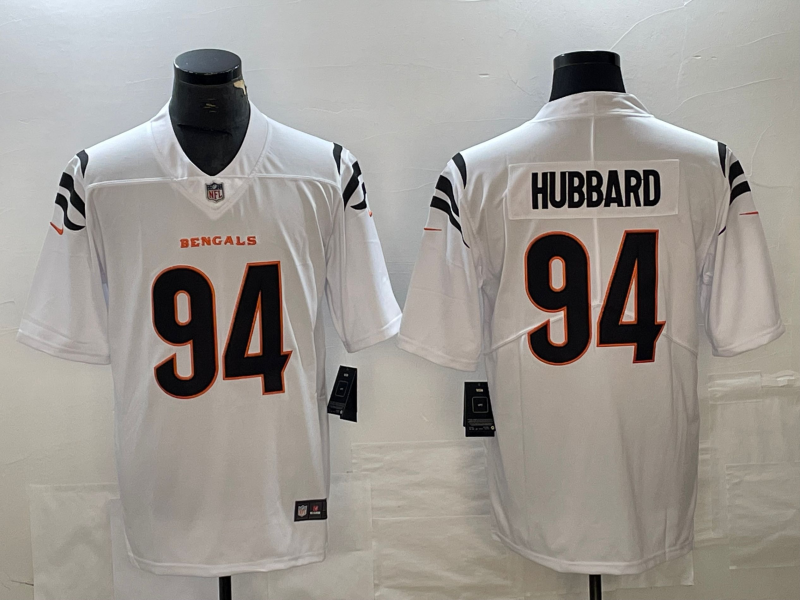 Men's Cincinnati Bengals Sam Hubbard White Game Player Jersey football jersey product view 1