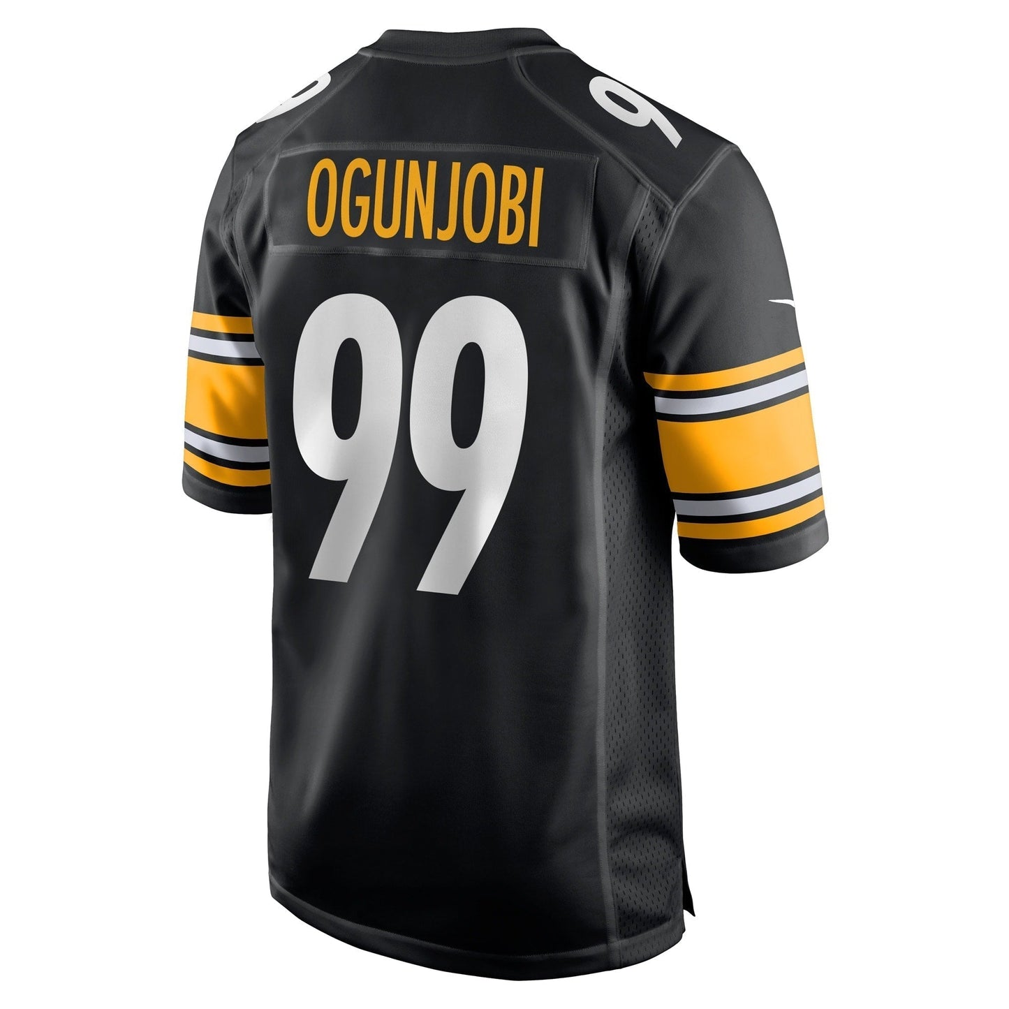 Larry Ogunjobi Pittsburgh Steelers Game Jersey - Black football jersey product view 3