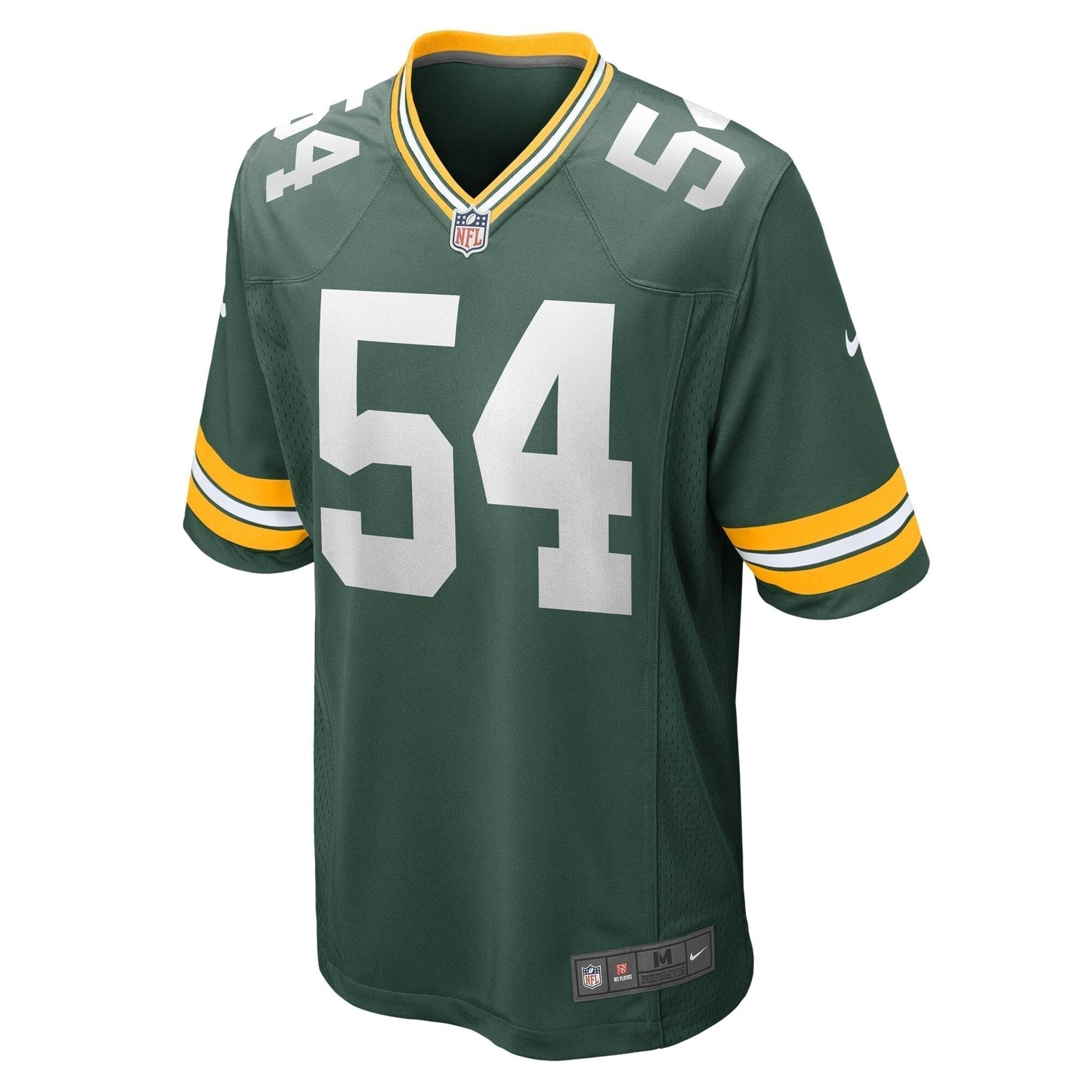 Kristian Welch Green Bay Packers Team Game Jersey - Green football jersey product view 2