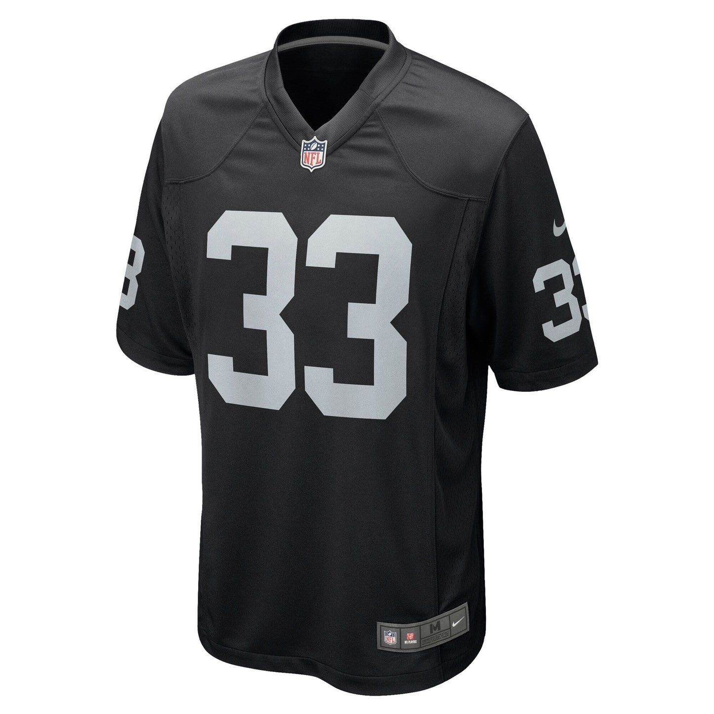 Roderic Teamer Las Vegas Raiders Game Jersey - Black football jersey product view 2
