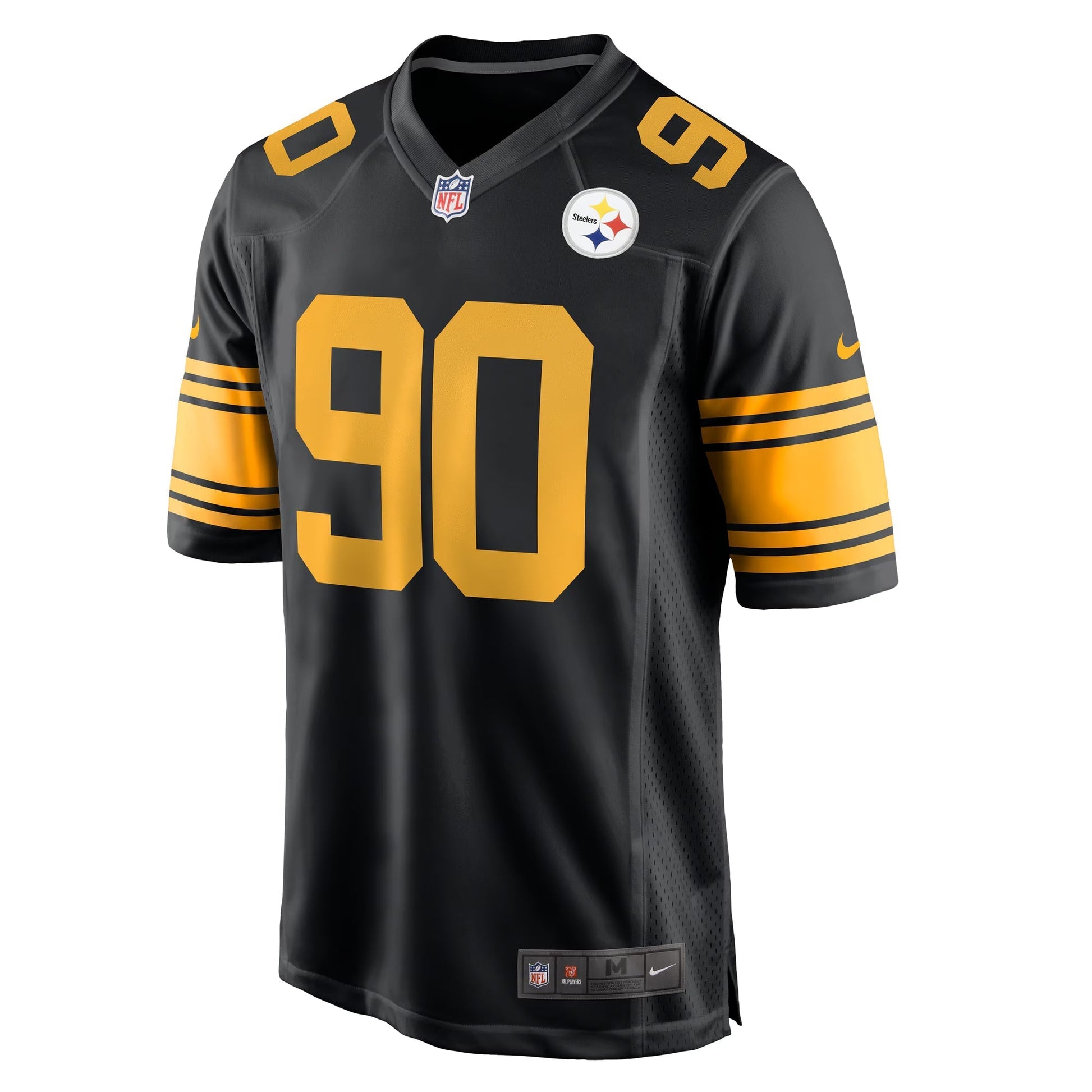 Pittsburgh Steelers T.J. Watt Black Alternate Game Jersey football jersey product view 1