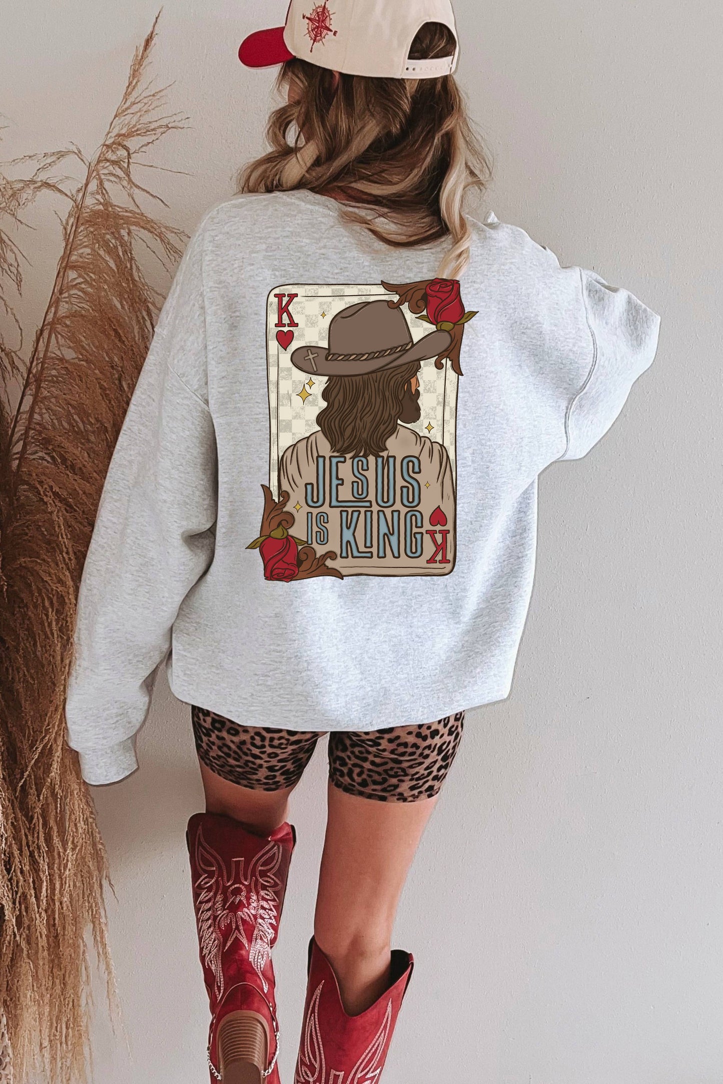 Jesus Is King Graphic Sweater Unisex T-shirt, Sweatshirt, Hoodie, Long Sleeve Tee - T-Shirt, Sweatshirt, Hoodie