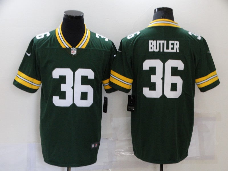 Men's Green Bay Packers LeRoy Butler Green Game Jersey football jersey product view 1
