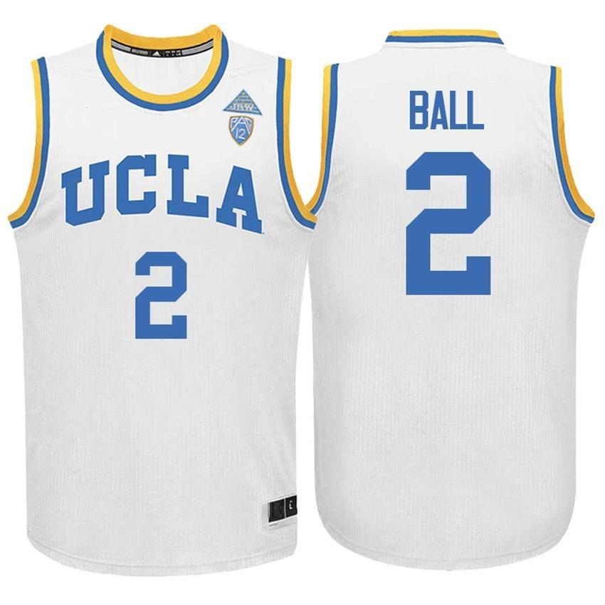 Lonzo Ball White UCLA Jersey sports jersey product view 1