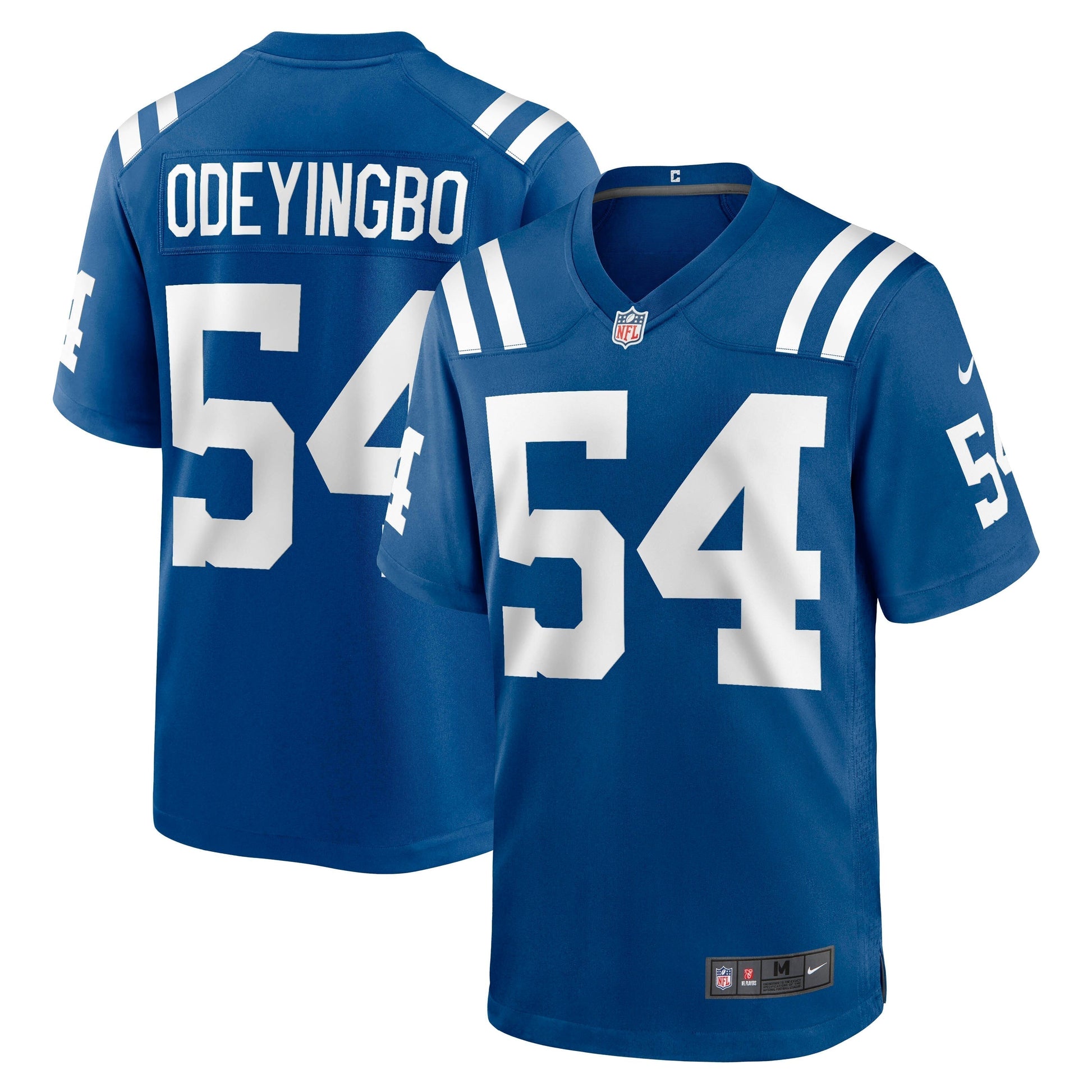 Dayo Odeyingbo Indianapolis Colts Game Jersey - Royal football jersey product view 1