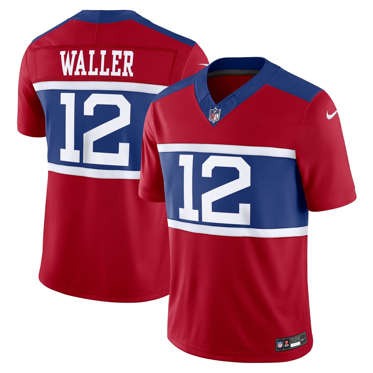 Darren Waller New York Giants Alternate Vapor F.U.S.E. Retired Limited Jersey - Century Red football jersey product view 1
