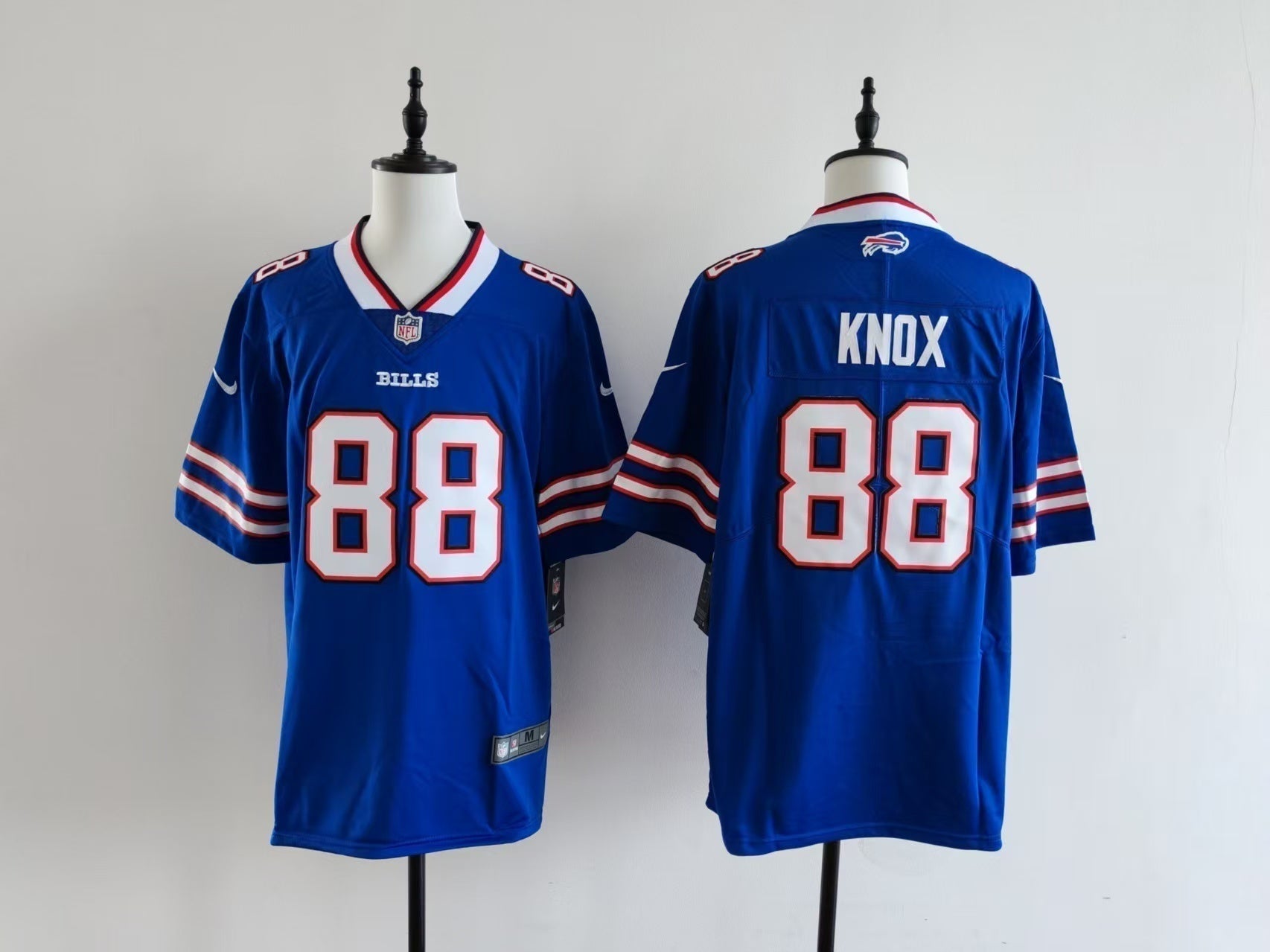 Men's Buffalo Bills Dawson Knox Jersey-Blue football jersey product view 1