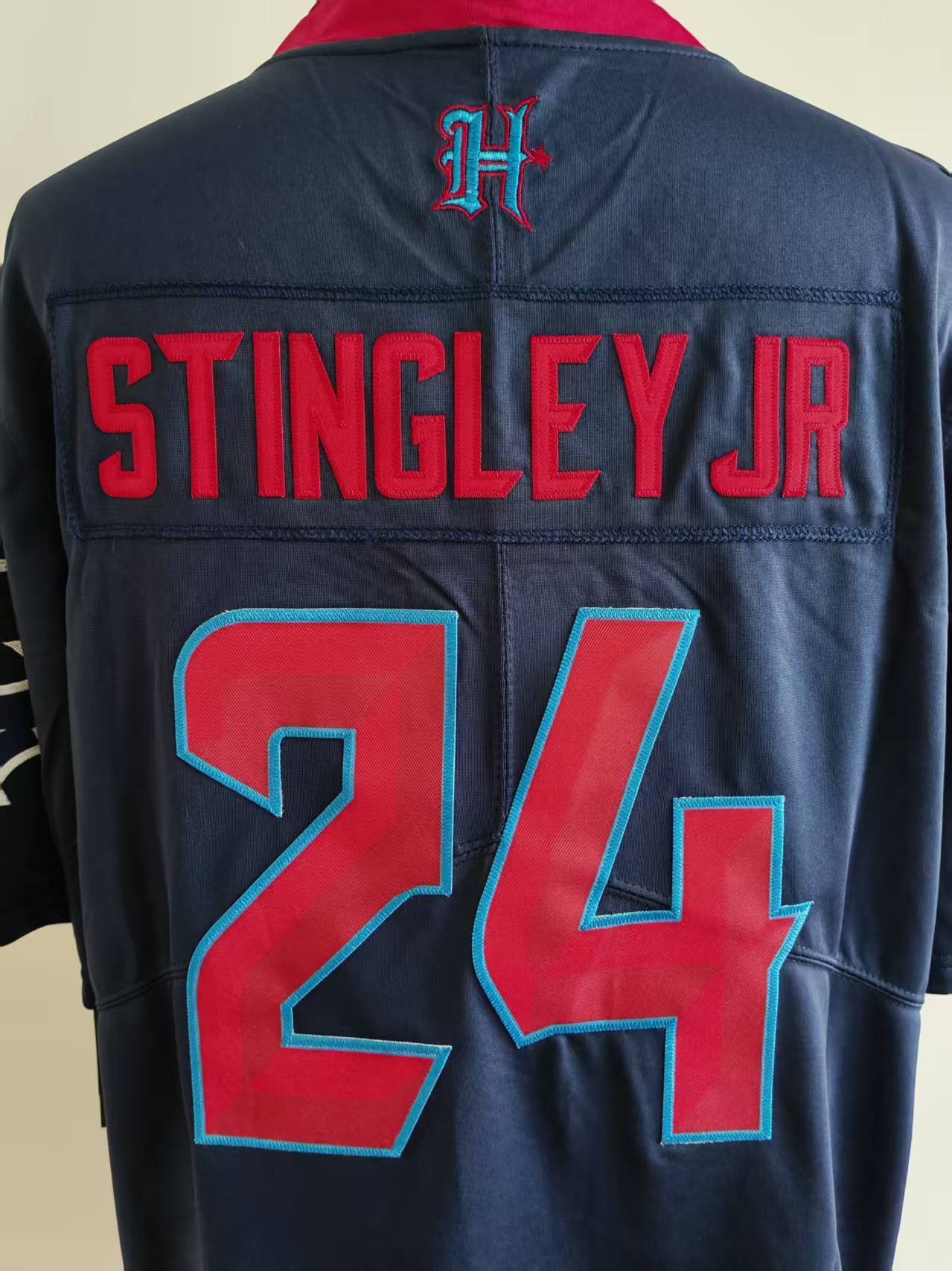 Men's Houston Texans Derek Stingley Jr. Jersey football jersey product view 2