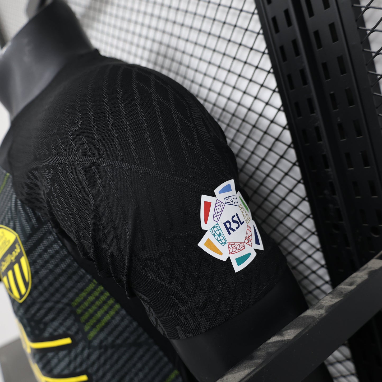 2026 Jeddah Second Away Black Advertisement Version Player Jersey sports jersey product view 3