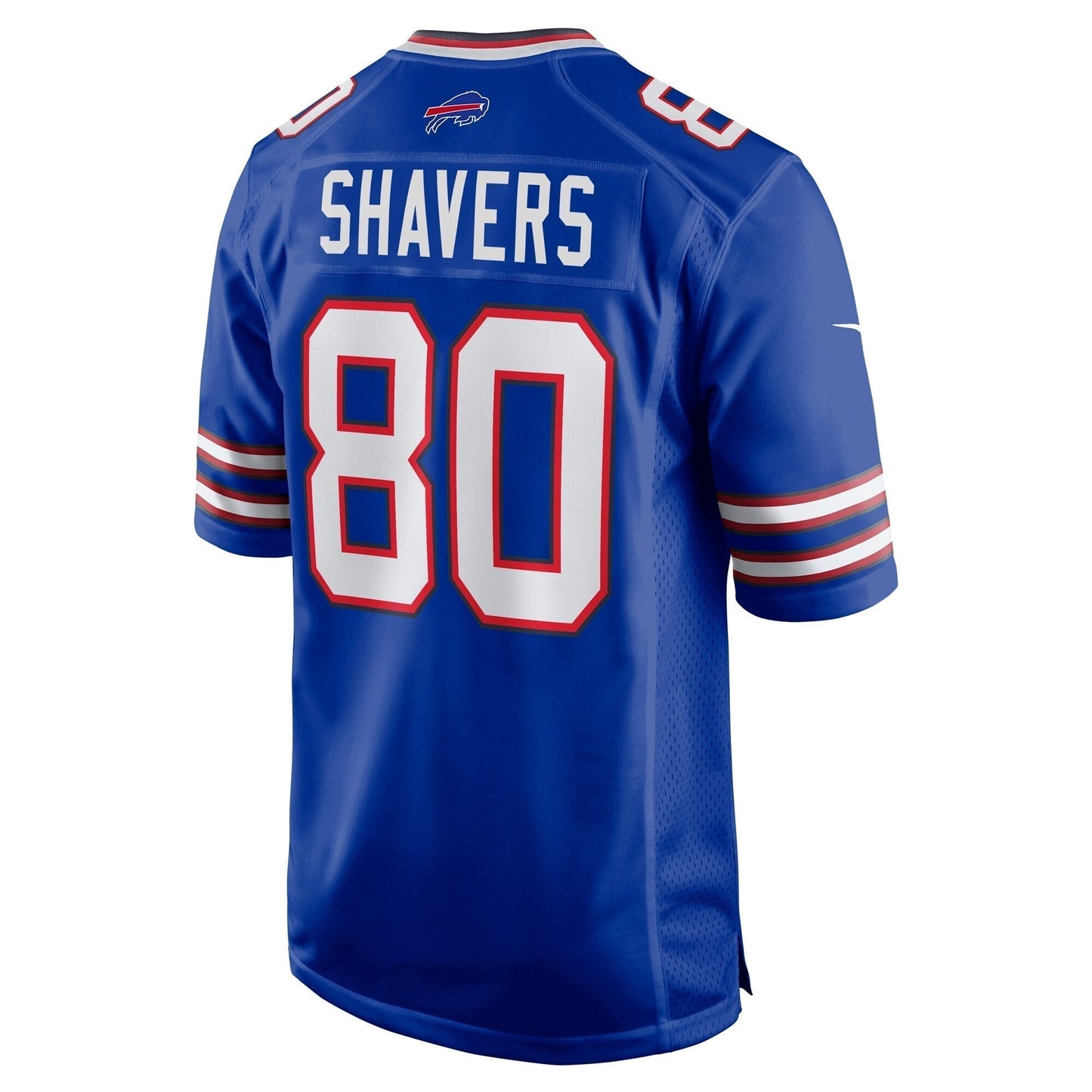 Tyrell Shavers Buffalo Bills Team Game Jersey - Royal football jersey product view 3
