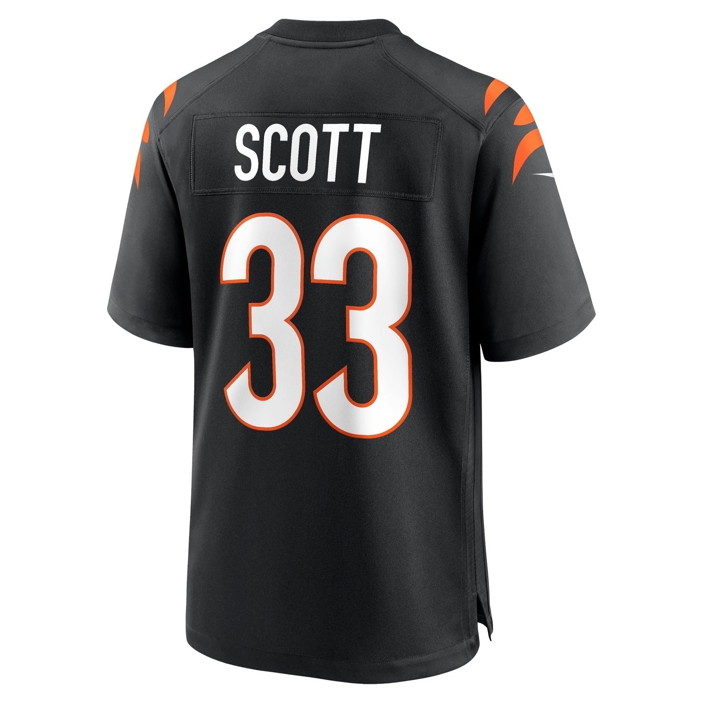 Nick Scott Cincinnati Bengals Game Jersey - Black football jersey product view 3