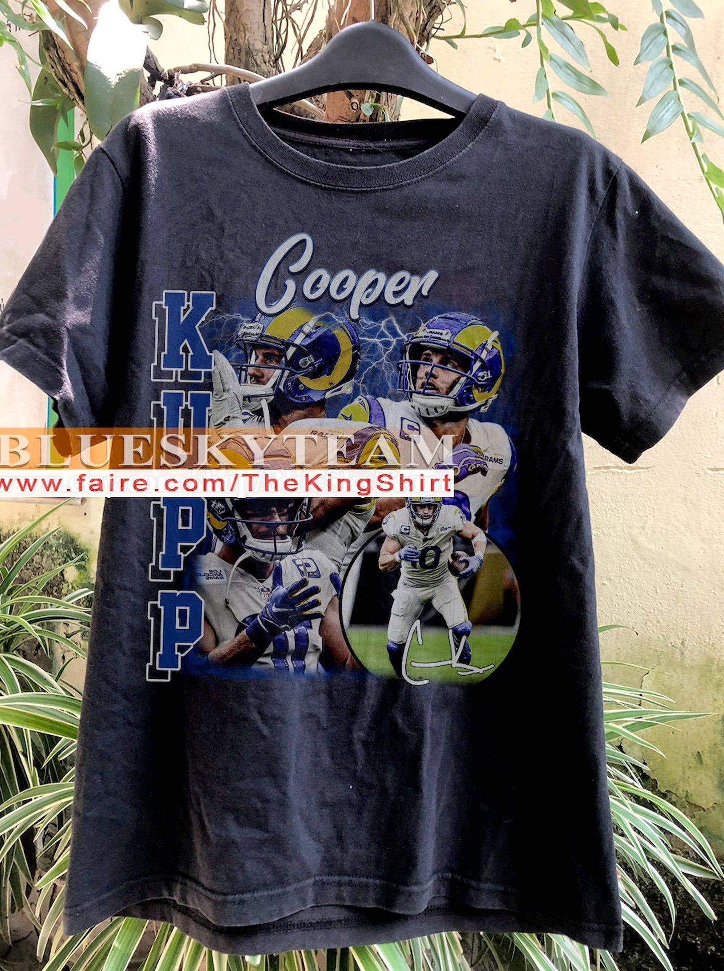 Vintage Cooper Kupp Football T-Shirt, 90s Graphic, Fan Gift Unisex T-shirt, Sweatshirt, Hoodie, Long Sleeve Tee - T-Shirt, Sweatshirt, Hoodie