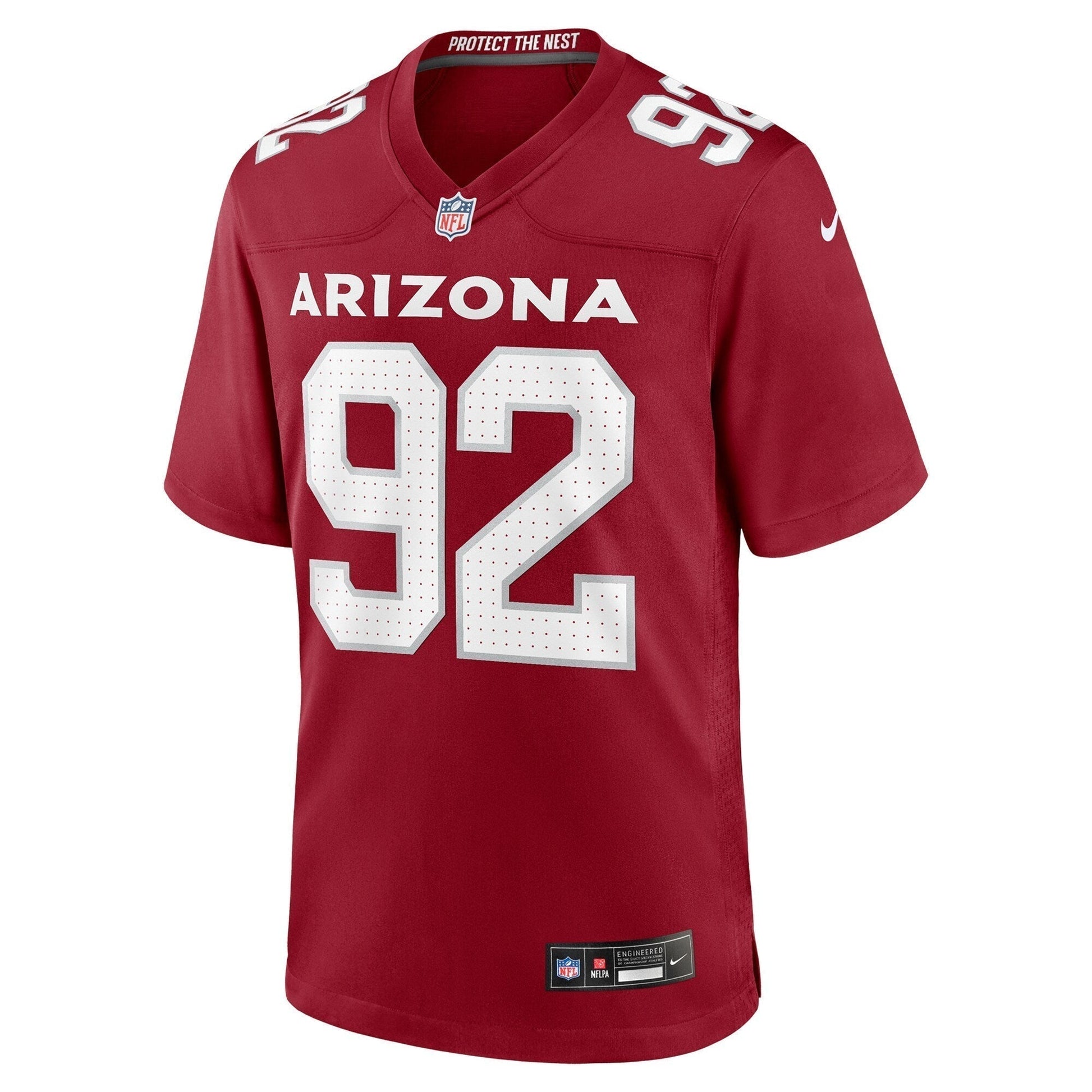 Bilal Nichols Arizona Cardinals Team Game Jersey - Cardinal football jersey product view 2