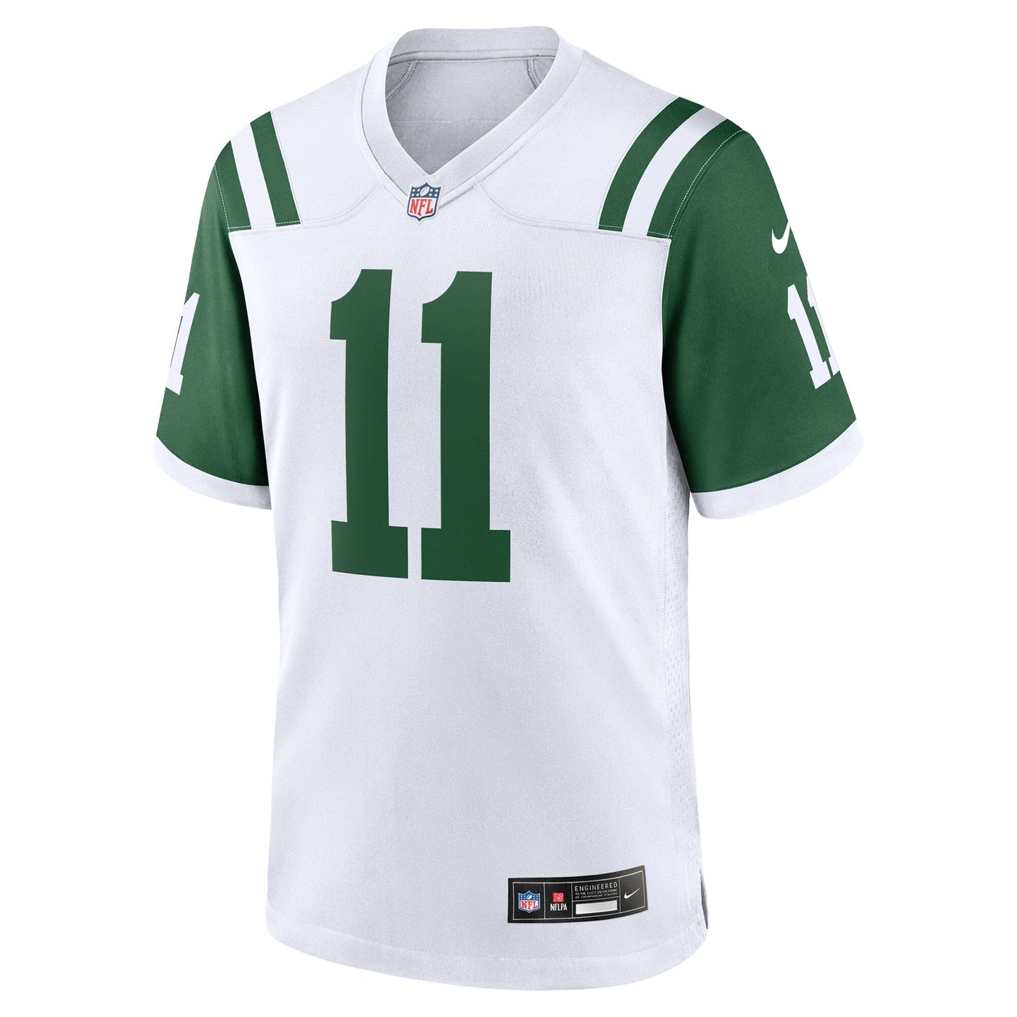 Jermaine Johnson II New York Jets Classic Alternate Game Jersey - White football jersey product view 2