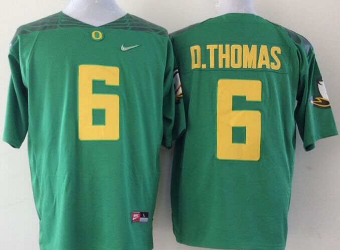 Men's Oregon Ducks De'Anthony Thomas Green Player Jersey sports jersey product view 1