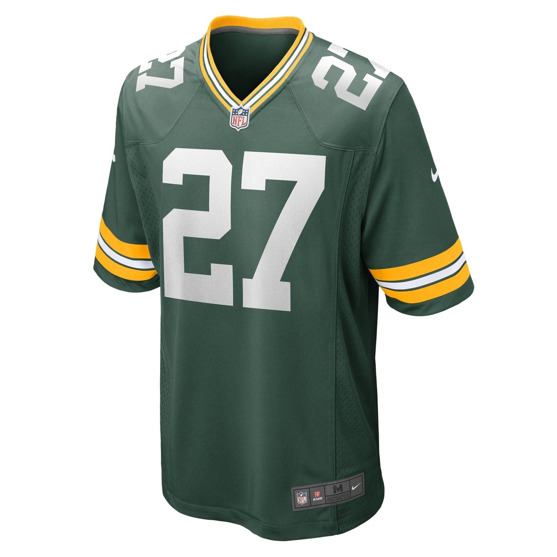 Patrick Taylor Green Bay Packers Game Jersey - Green football jersey product view 2