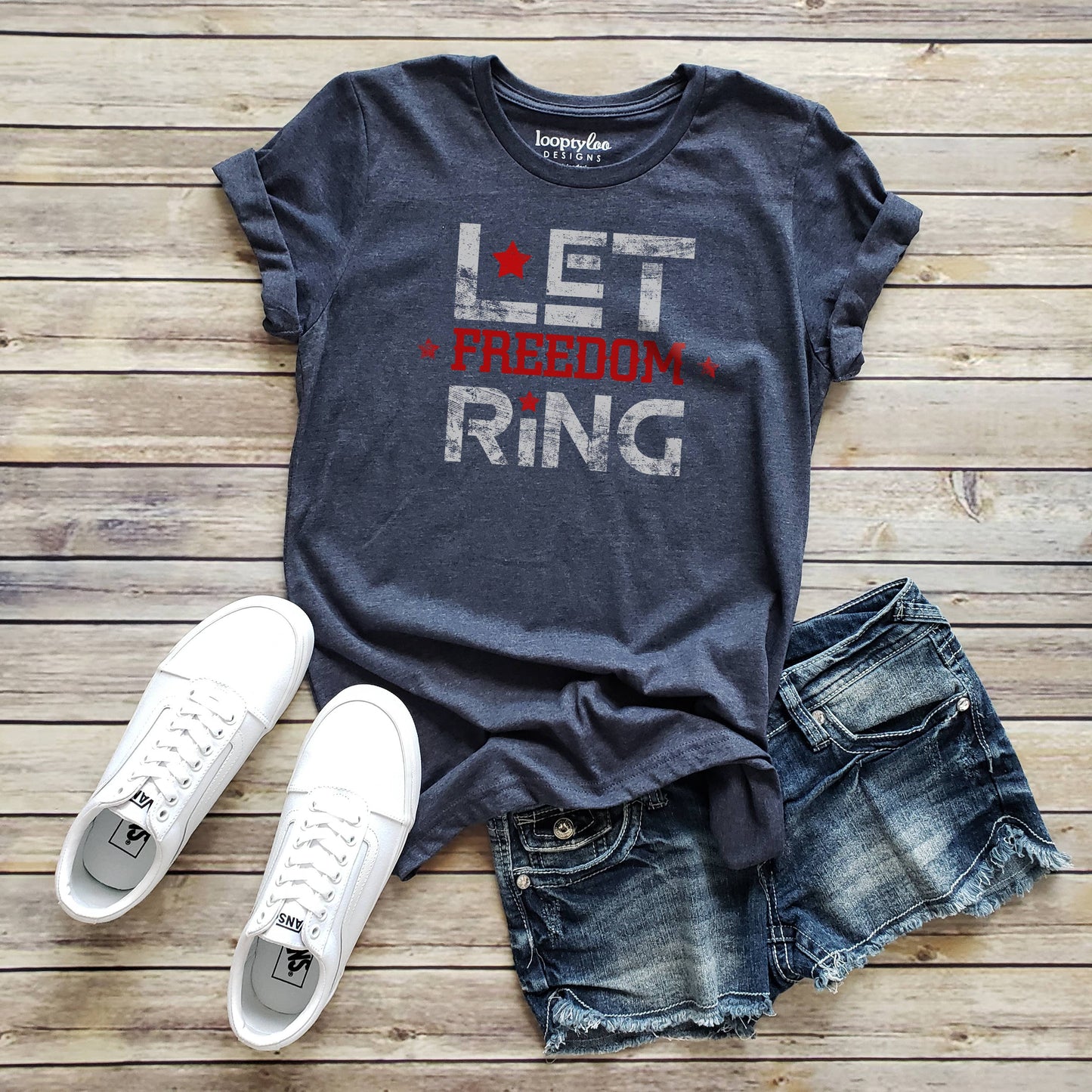 Let Freedom Ring Tee | America | Sizes XS-2XL Unisex T-shirt, Sweatshirt, Hoodie, Long Sleeve Tee - T-Shirt, Sweatshirt, Hoodie