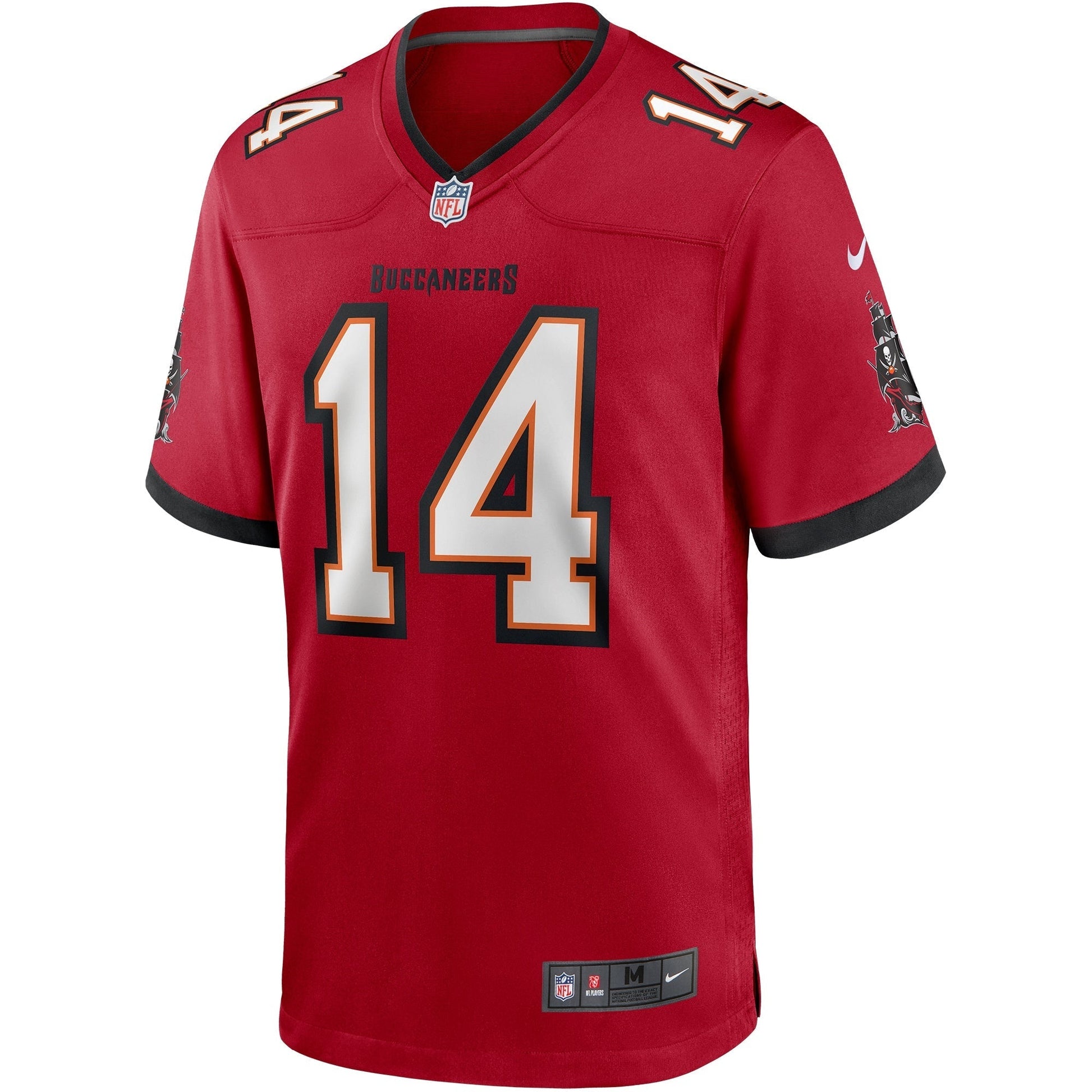 Tampa Bay Buccaneers Brad Johnson Red Game Retired Player Jersey football jersey product view 2
