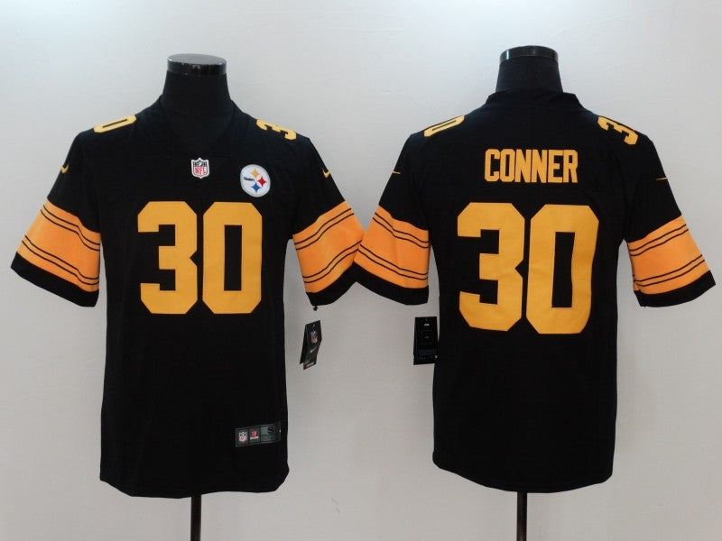 Men's Pittsburgh Steelers James Conner Black Alternate Legend Jersey football jersey product view 1