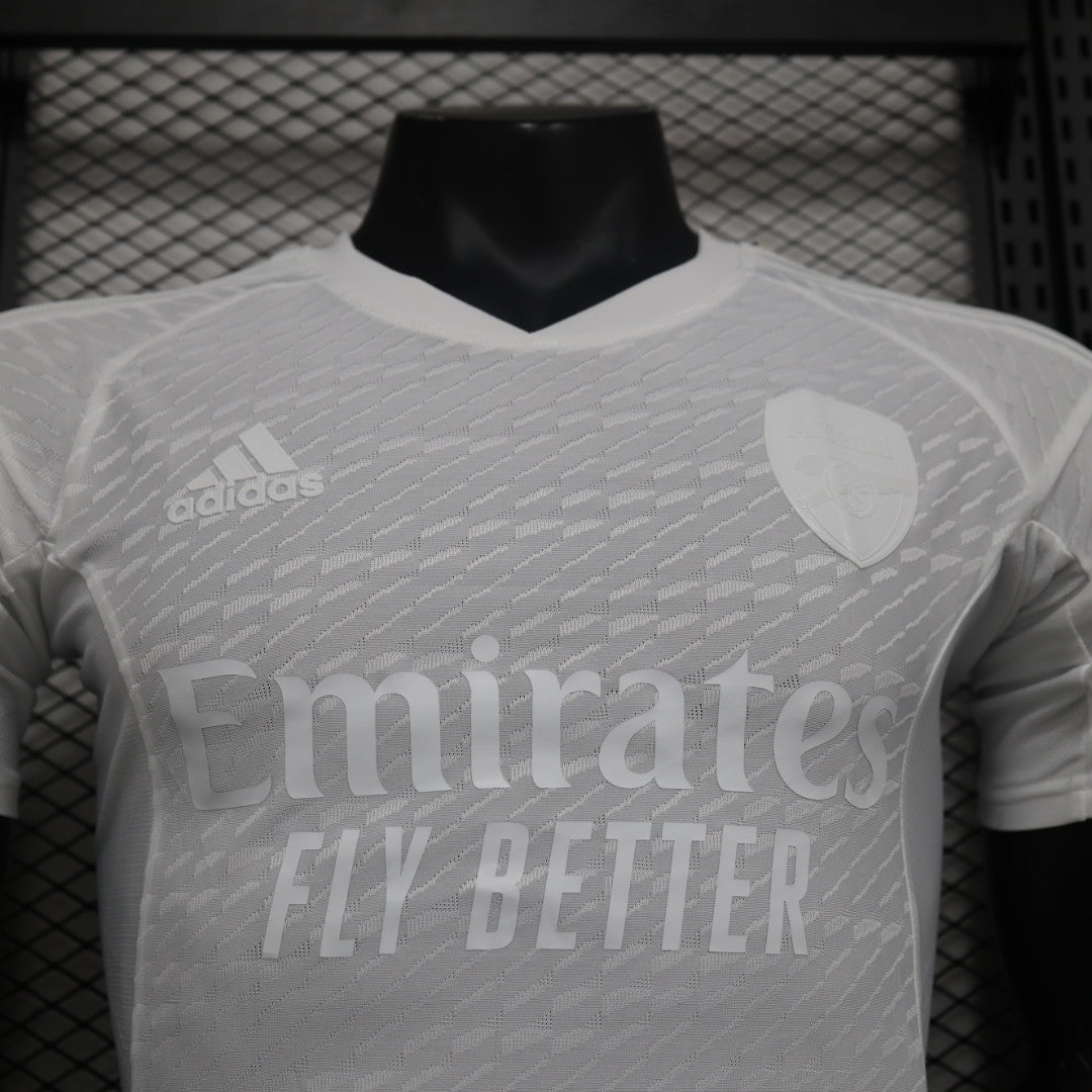 24 Arsenal White Player Edition Jersey sports jersey product view 2