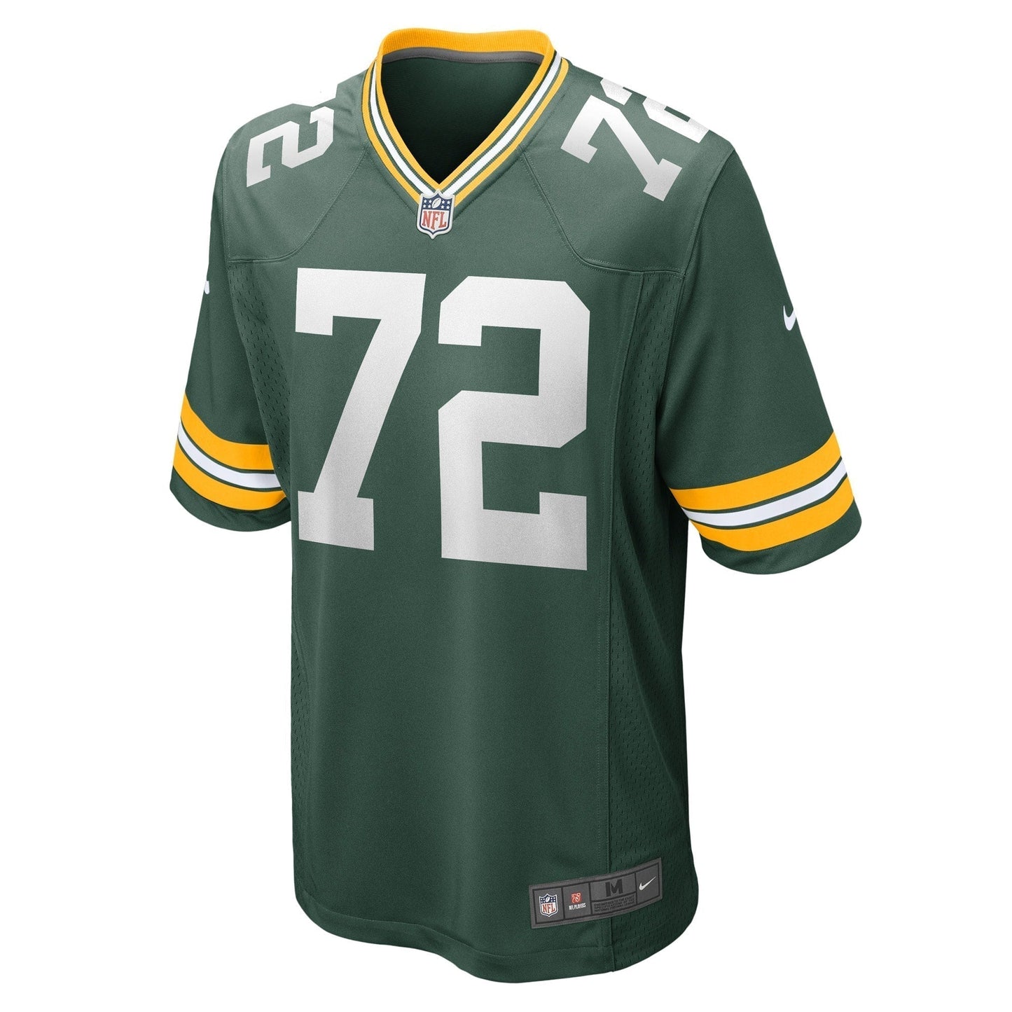 Caleb Jones Green Bay Packers Game Jersey - Green football jersey product view 2