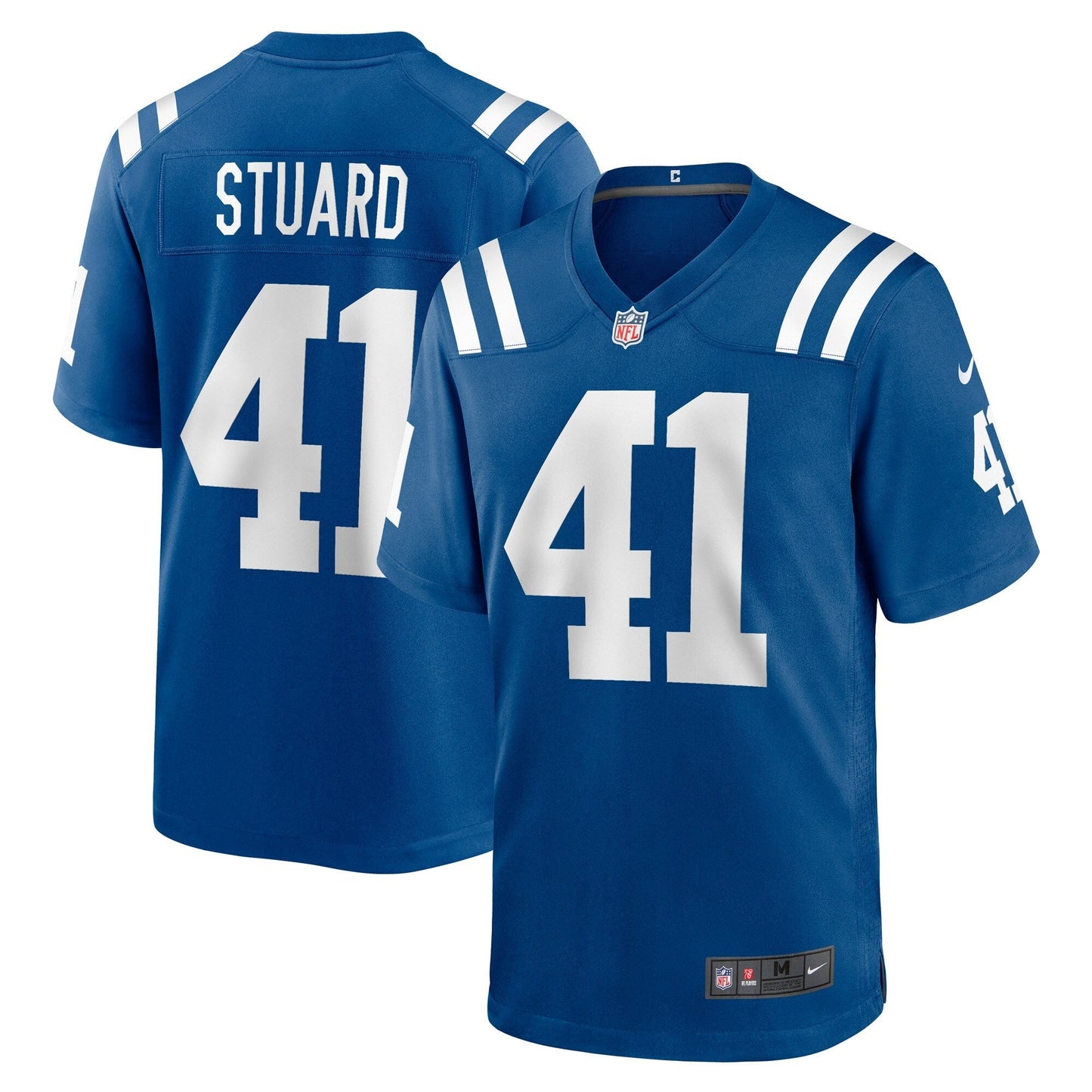 Grant Stuard Indianapolis Colts Game Jersey - Royal football jersey product view 1