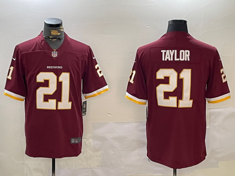 Men's Washington Commanders Sean Taylor Burgundy Team Game Jersey football jersey product view 1