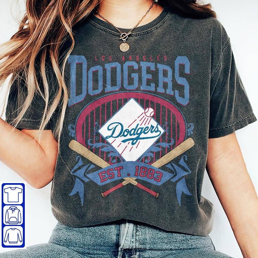 Vintage Mlb Los Angeles Dodgers Baseball Fan Shirt Unisex T-shirt, Sweatshirt, Hoodie, Long Sleeve Tee - T-Shirt, Sweatshirt, Hoodie