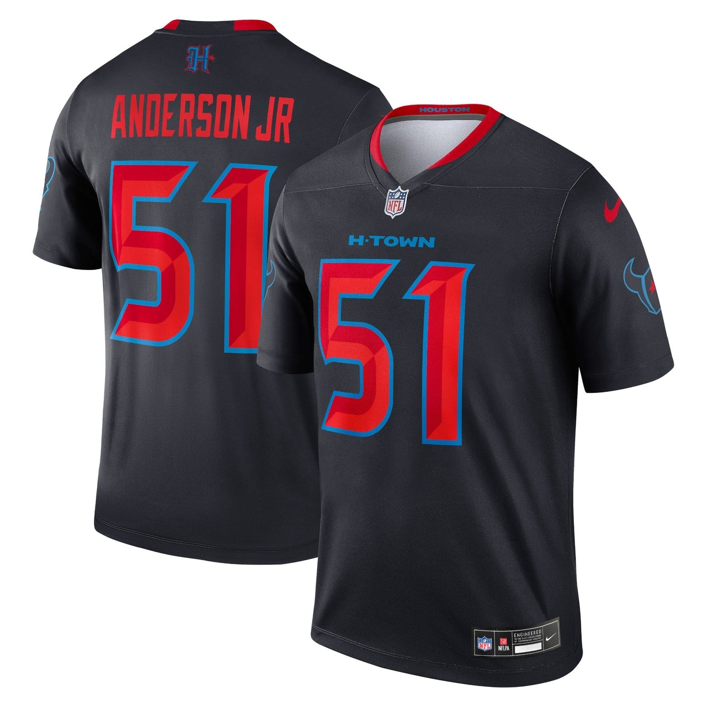 Houston Texans Will Anderson Jr. Navy Legend Player Performance Top football jersey product view 1
