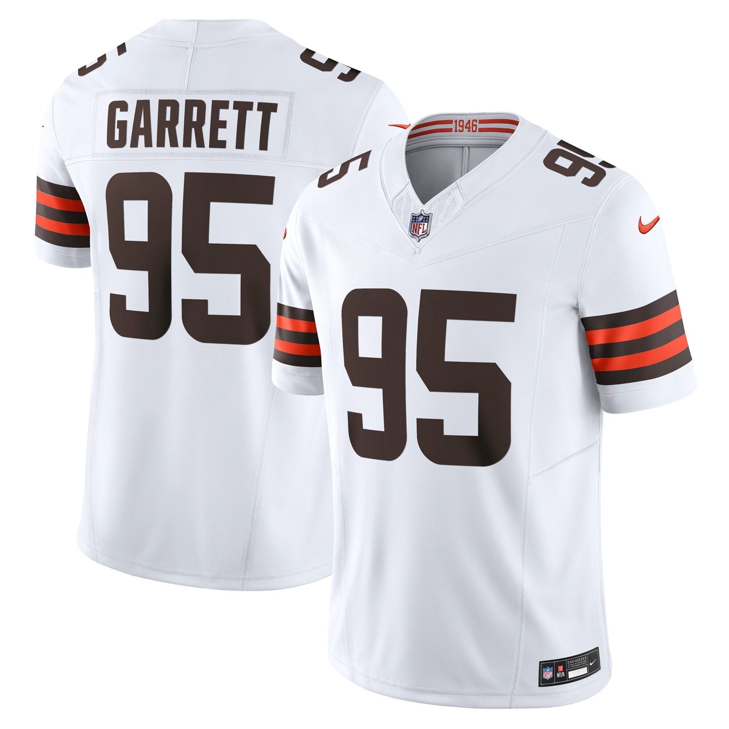 Cleveland Browns Myles Garrett White Vapor F.U.S.E. Limited Jersey football jersey product view 1