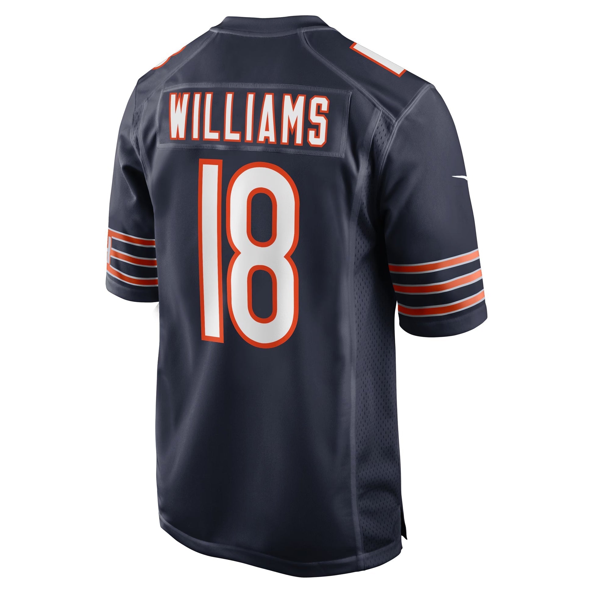 Chicago Bears Caleb Williams Navy Player Game Jersey football jersey product view 1