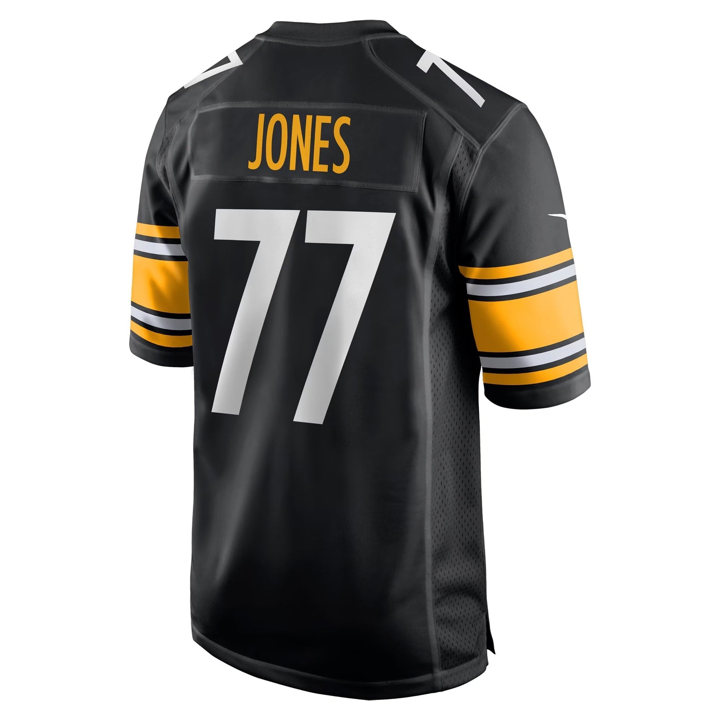 Pittsburgh Steelers Broderick Jones Black Game Jersey football jersey product view 2