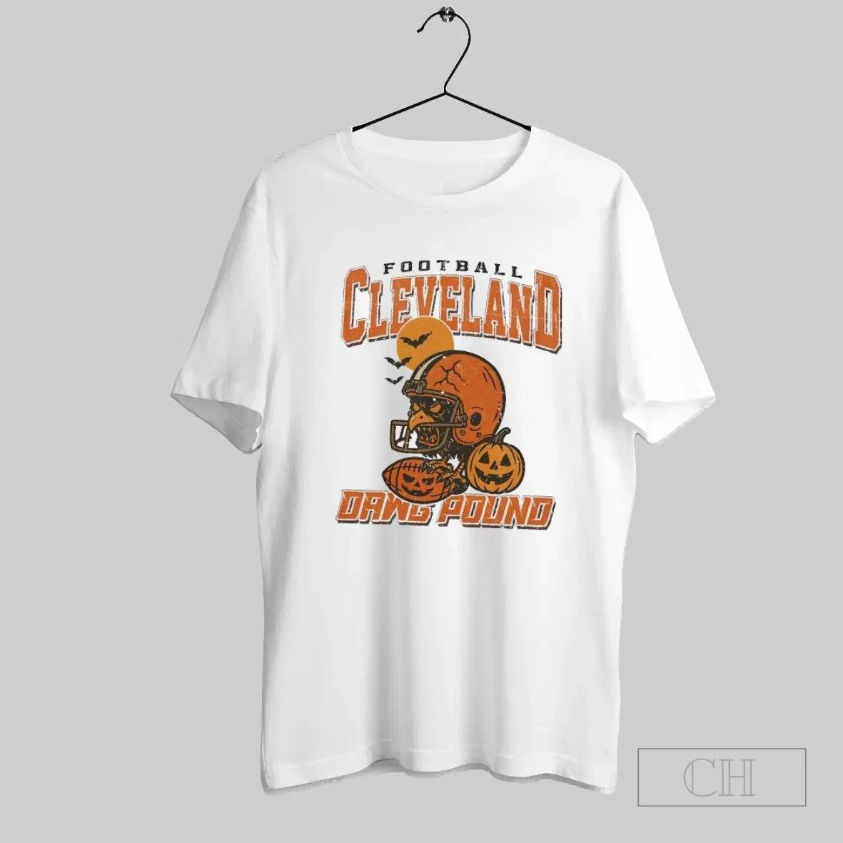 8jnyaadw Skull Crow Pumpkin Football Cleveland Dawg Pound T-Shirts, Hoodie, Sweatshirt - T-Shirt, Sweatshirt, Hoodie